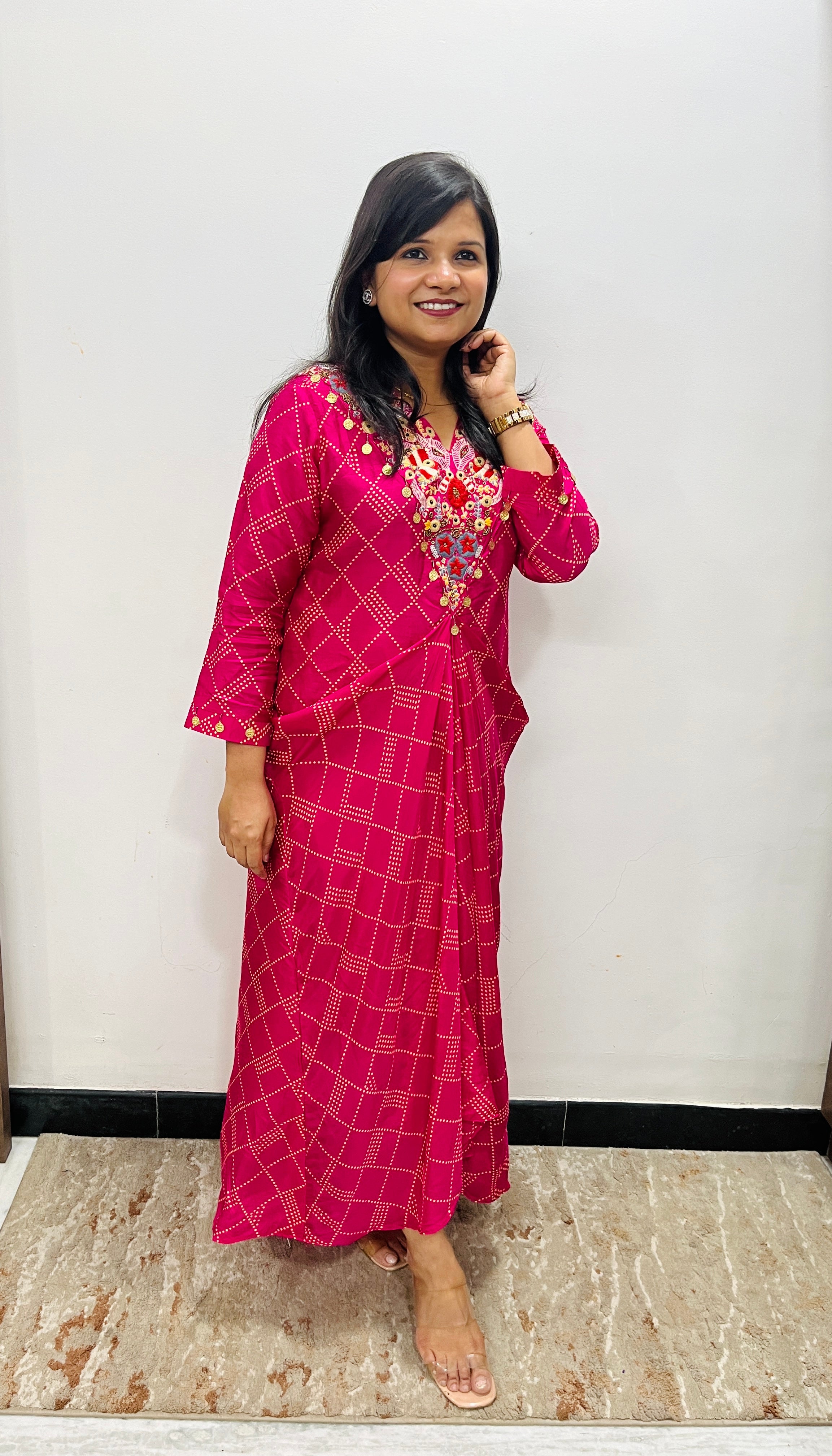 “HIRAL” Fusion Wear In Dola Silk✨💕 | KurtiSwag