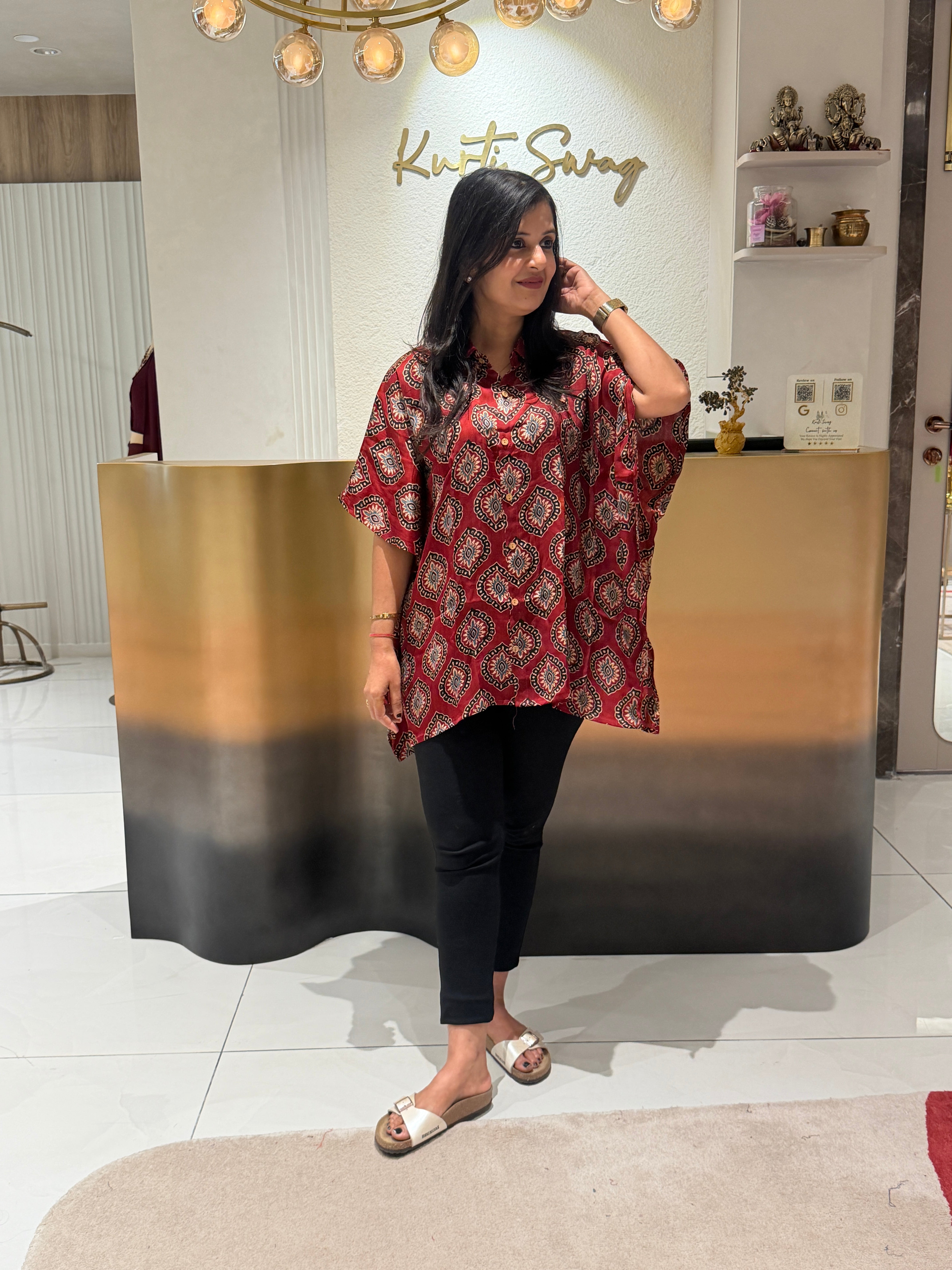 “AJRAKH MODAL” Kaftan Shirts ✨ | KurtiSwag