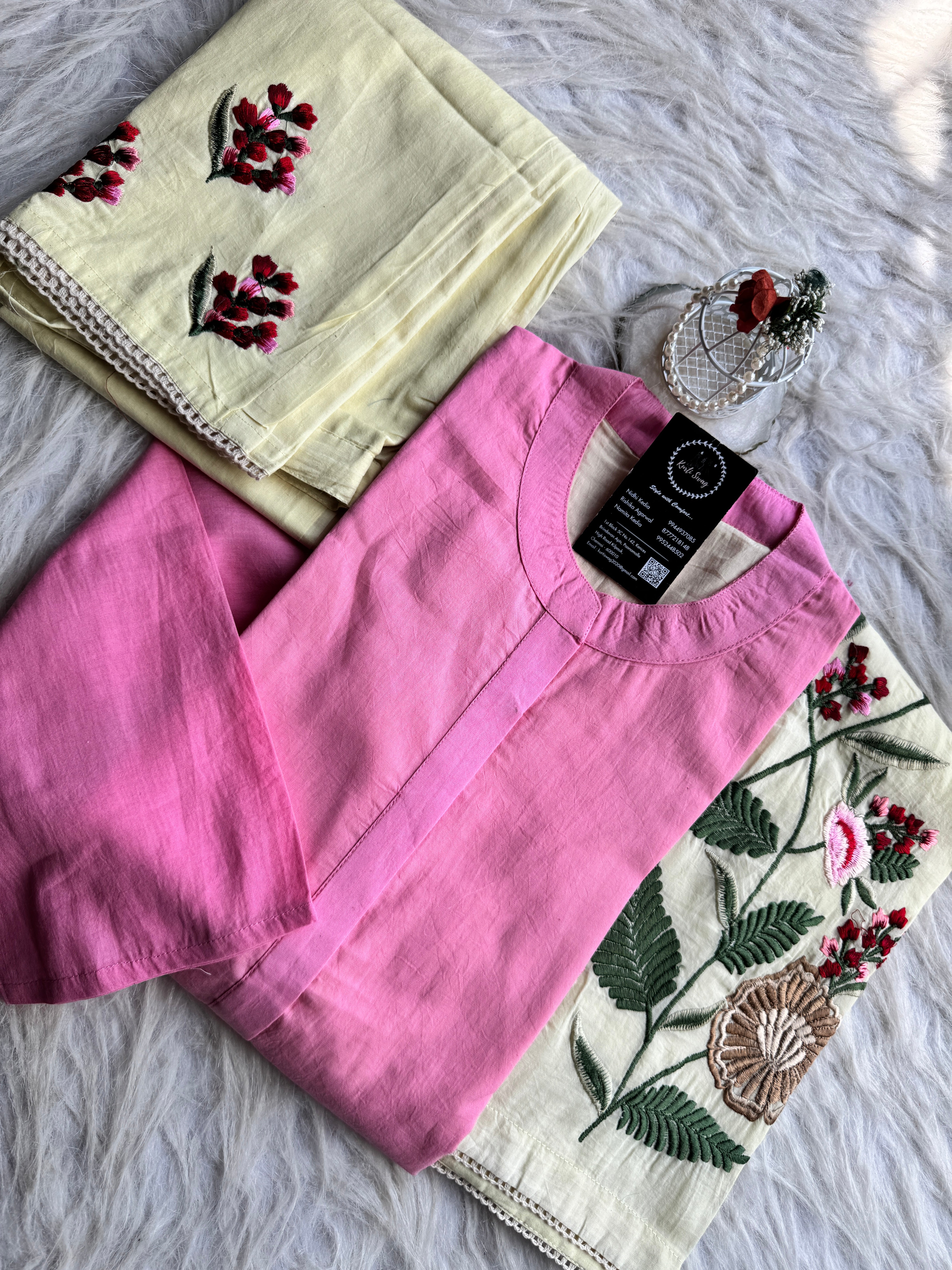 “MAUSAM” Pure Cotton Kurti In Ombré Shades | KurtiSwag