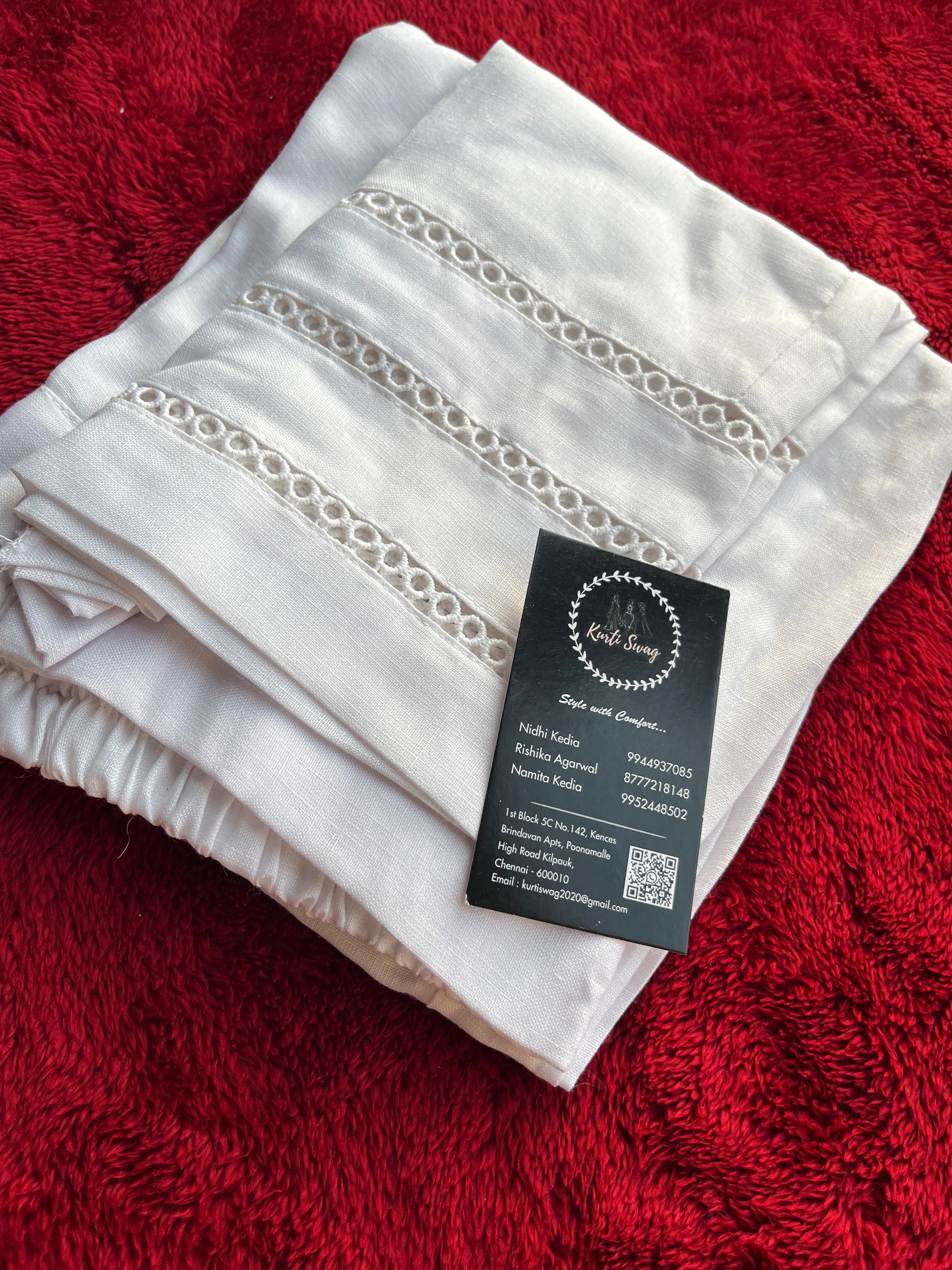 “RIA” Designer Cotton Pants✨💕 | KurtiSwag