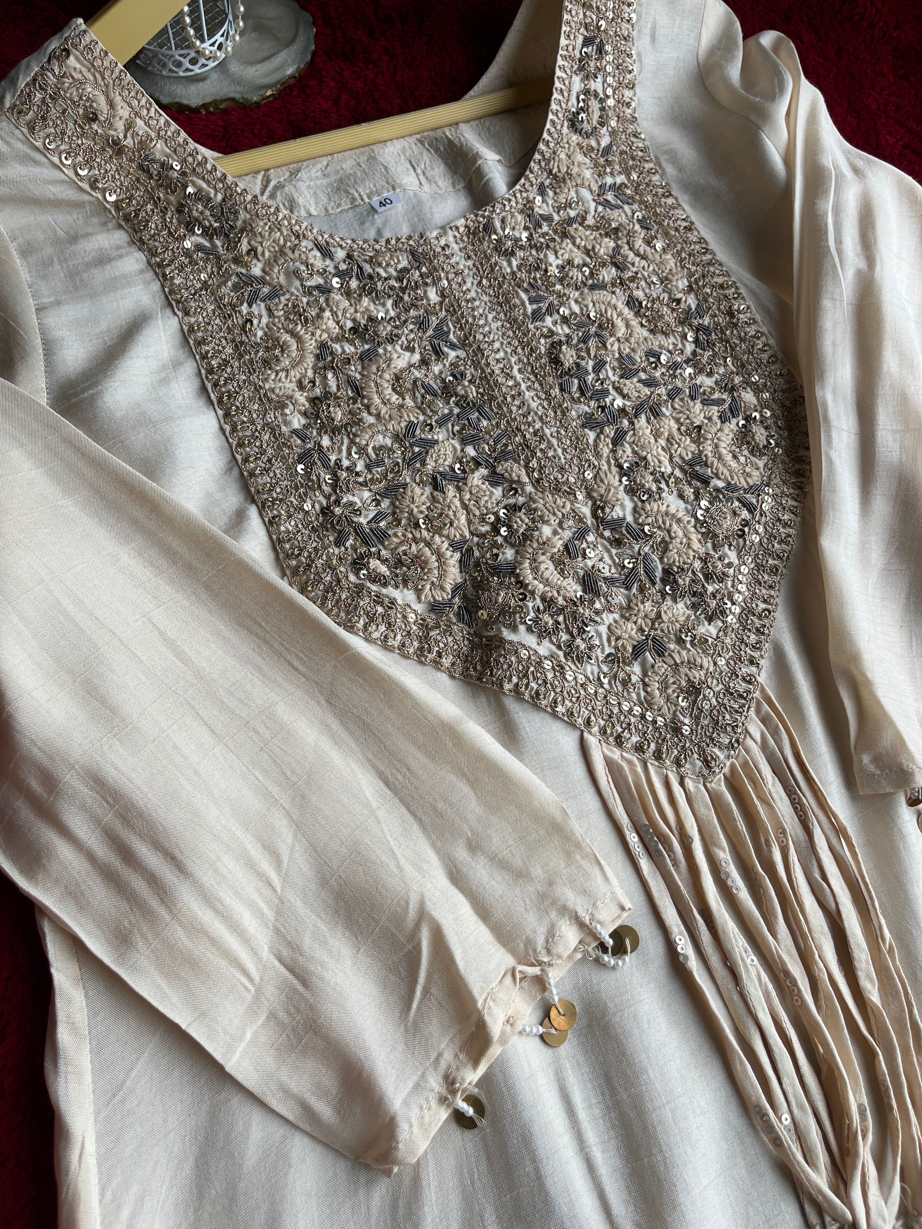 “KAAYA” Indo Western High Low Set With Plazzo And Dupatta ✨💕 | KurtiSwag