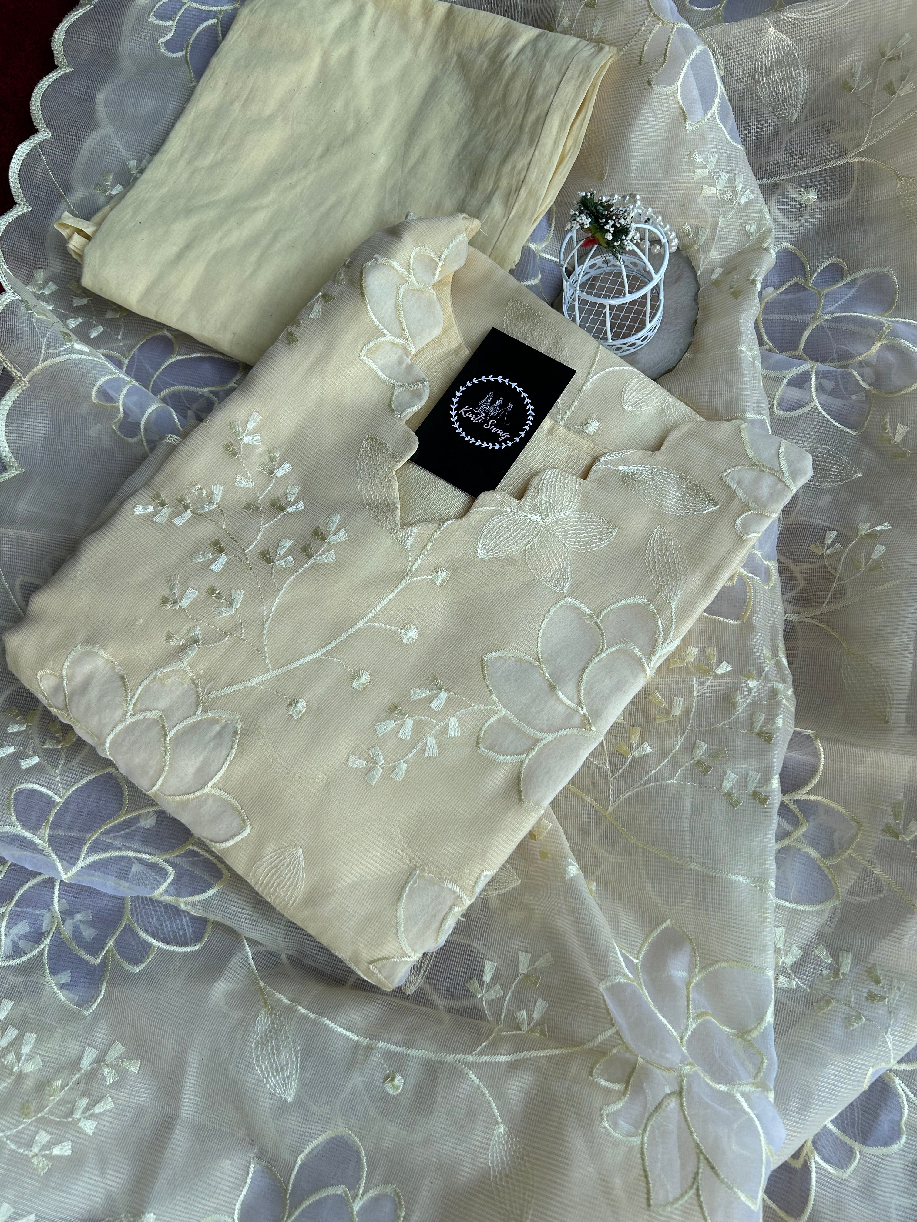 “KOTA PASTEL GARDEN” Premium Kota Kurta Suit Set✨💕 | KurtiSwag