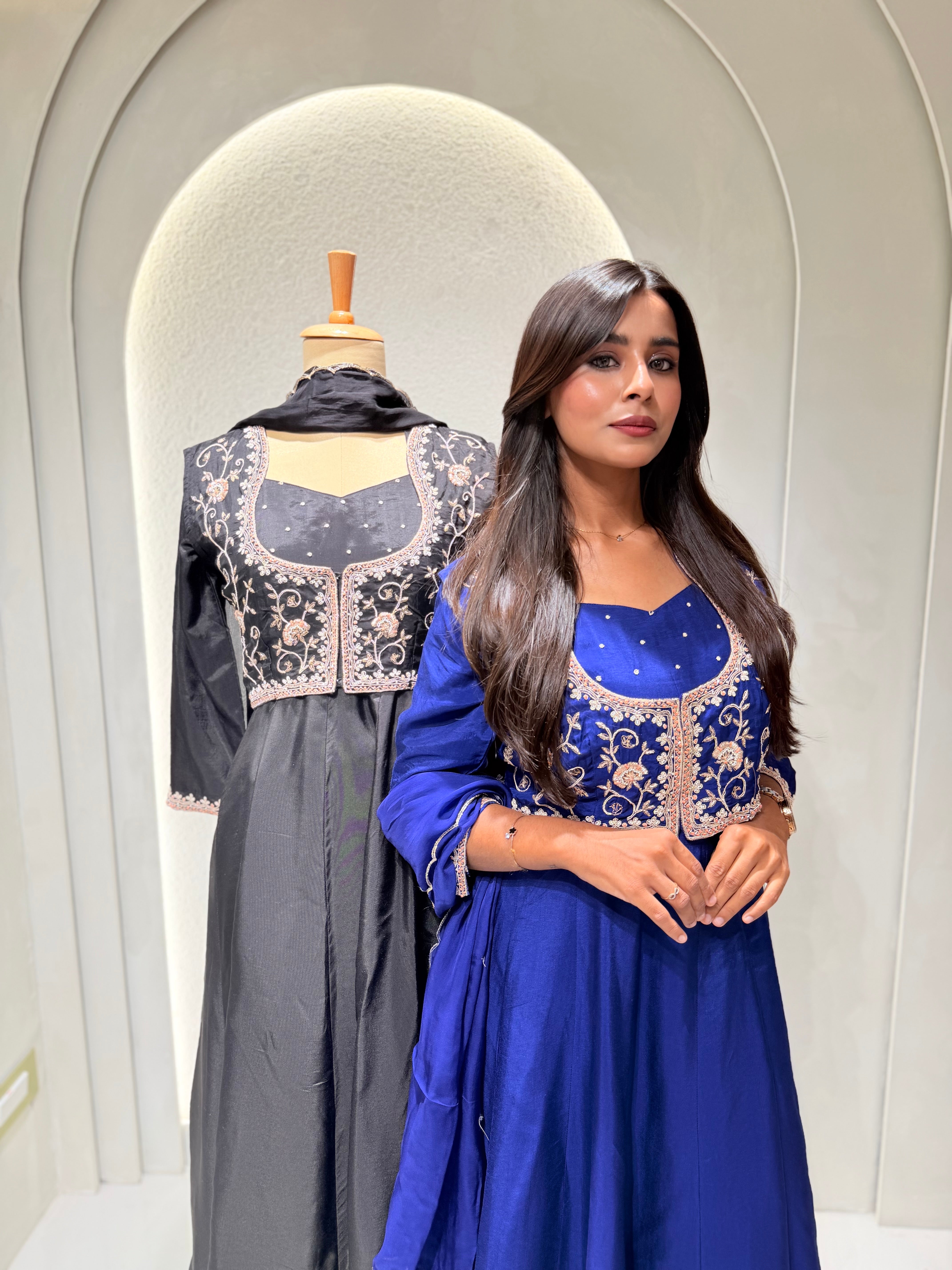 “SAHIBA” Jacket Anarkali Set ✨🧿 | KurtiSwag