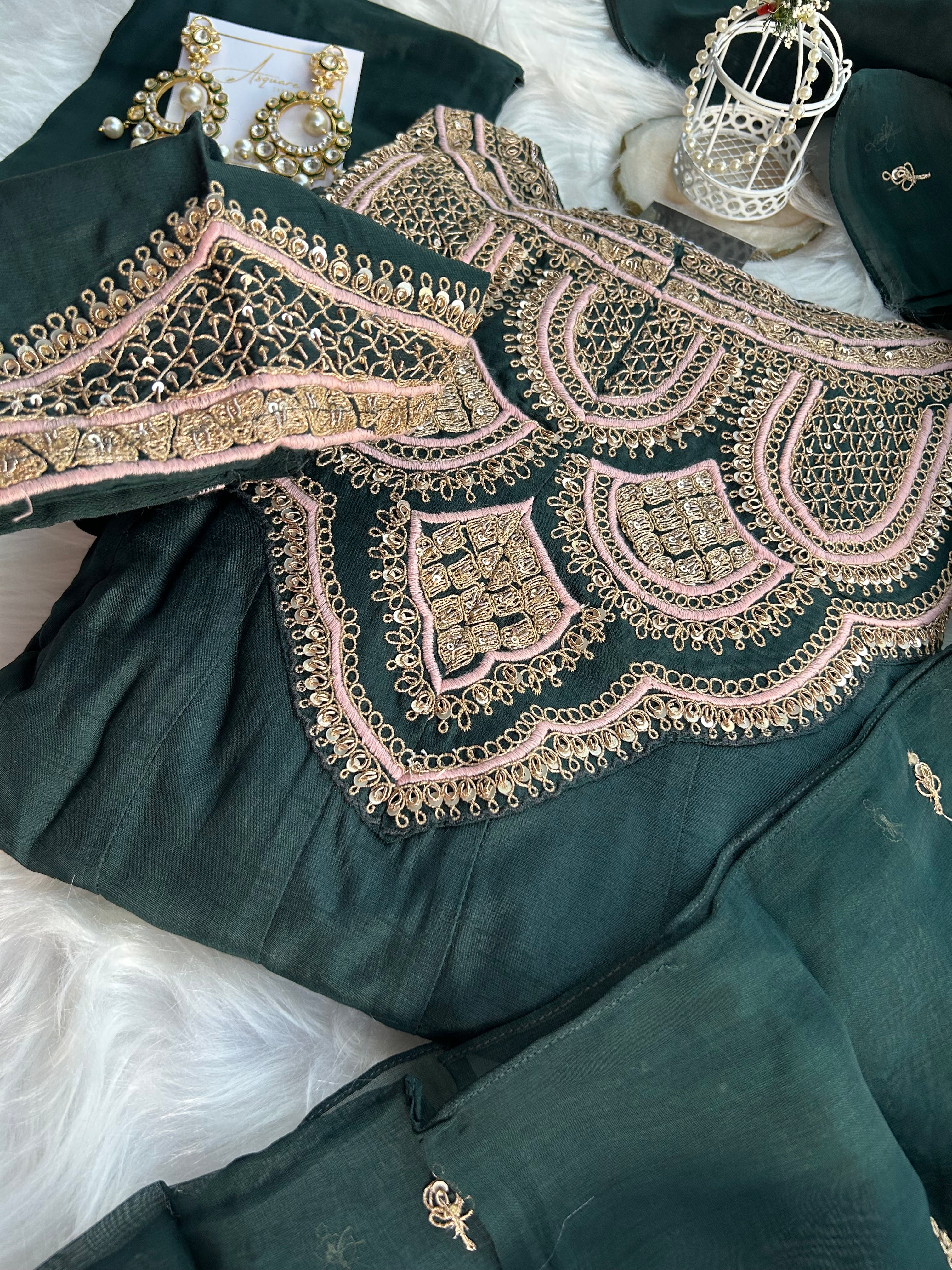 “ZARINA ROYAL” Premium Anarkali Suit Set ✨ | KurtiSwag