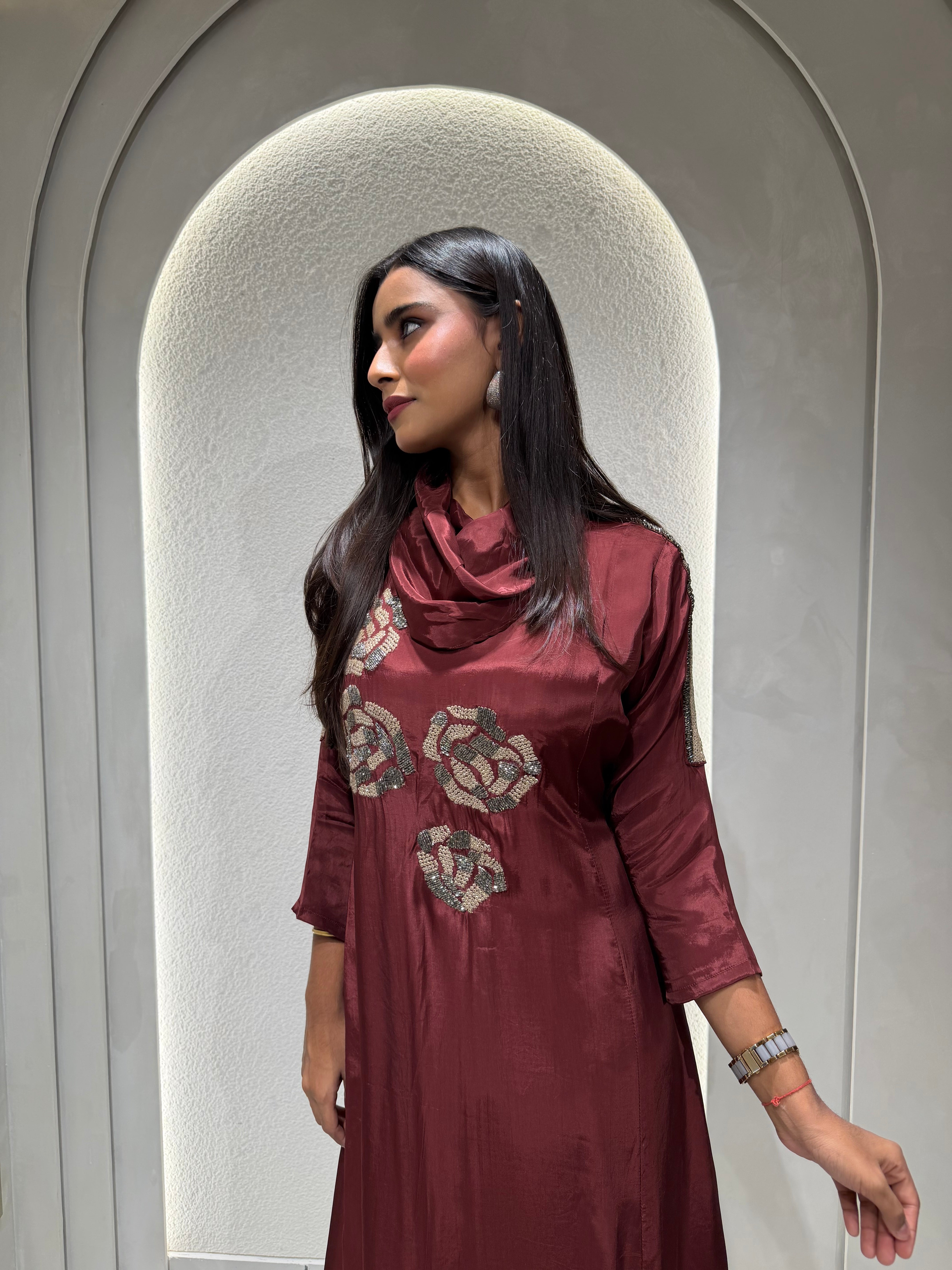“MAROON MAGIC” Designer Coord Set ✨♥️ | KurtiSwag
