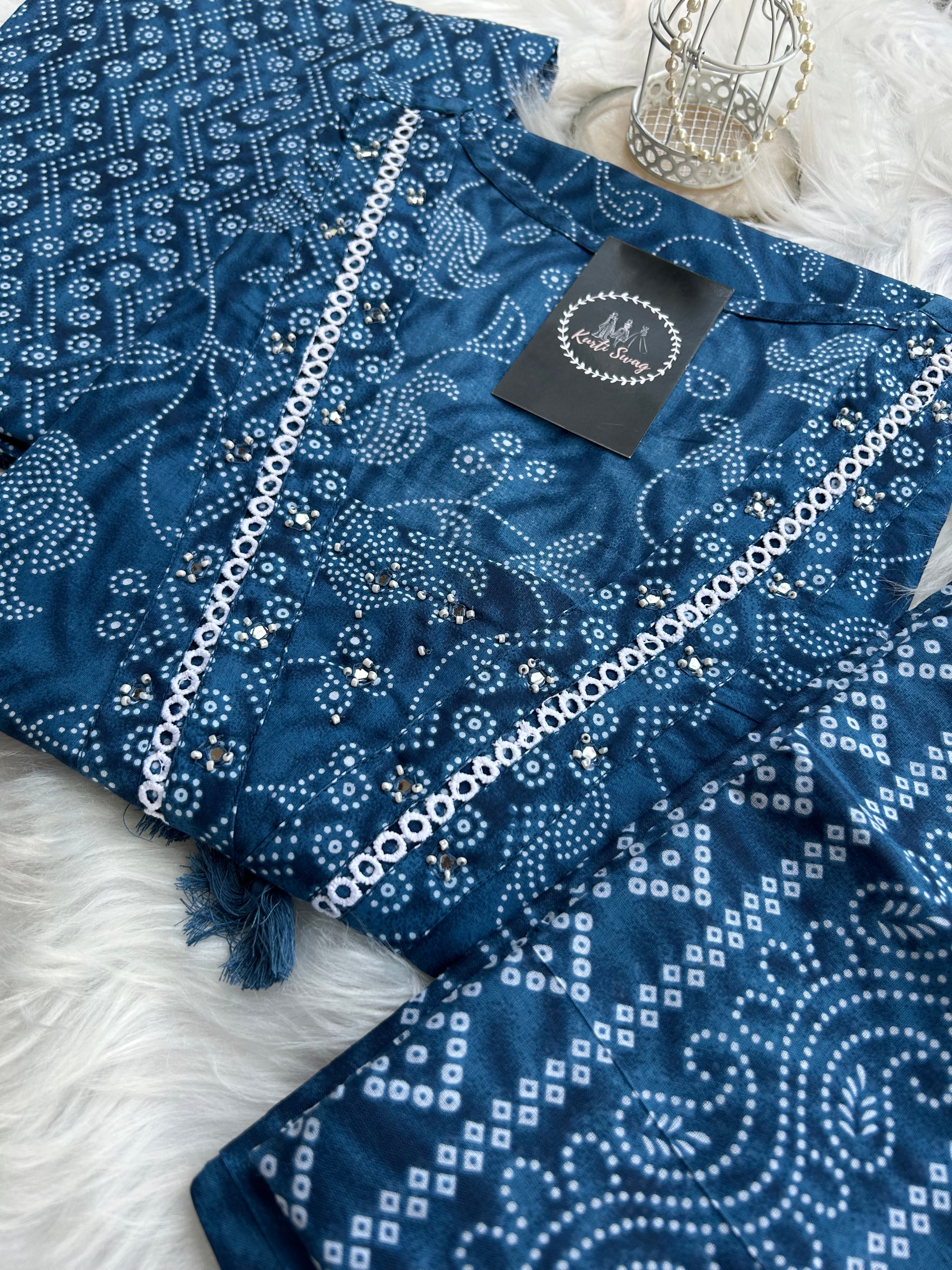 “BANDHEJ EDIT” Premium Cotton Suit Set 💫 | KurtiSwag