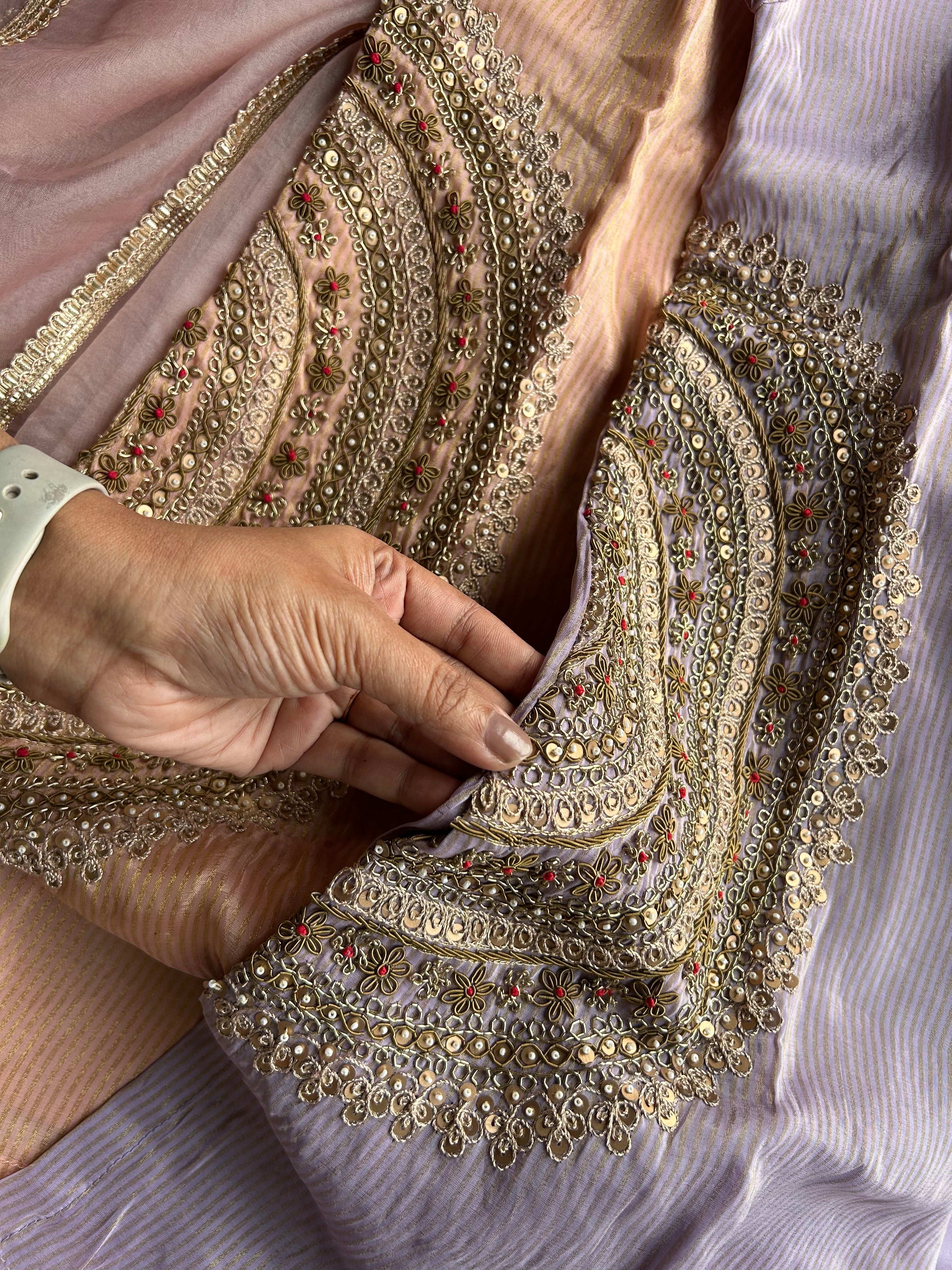 “RUSHALI” Premium Tissue Sharara Set ✨💕 | KurtiSwag