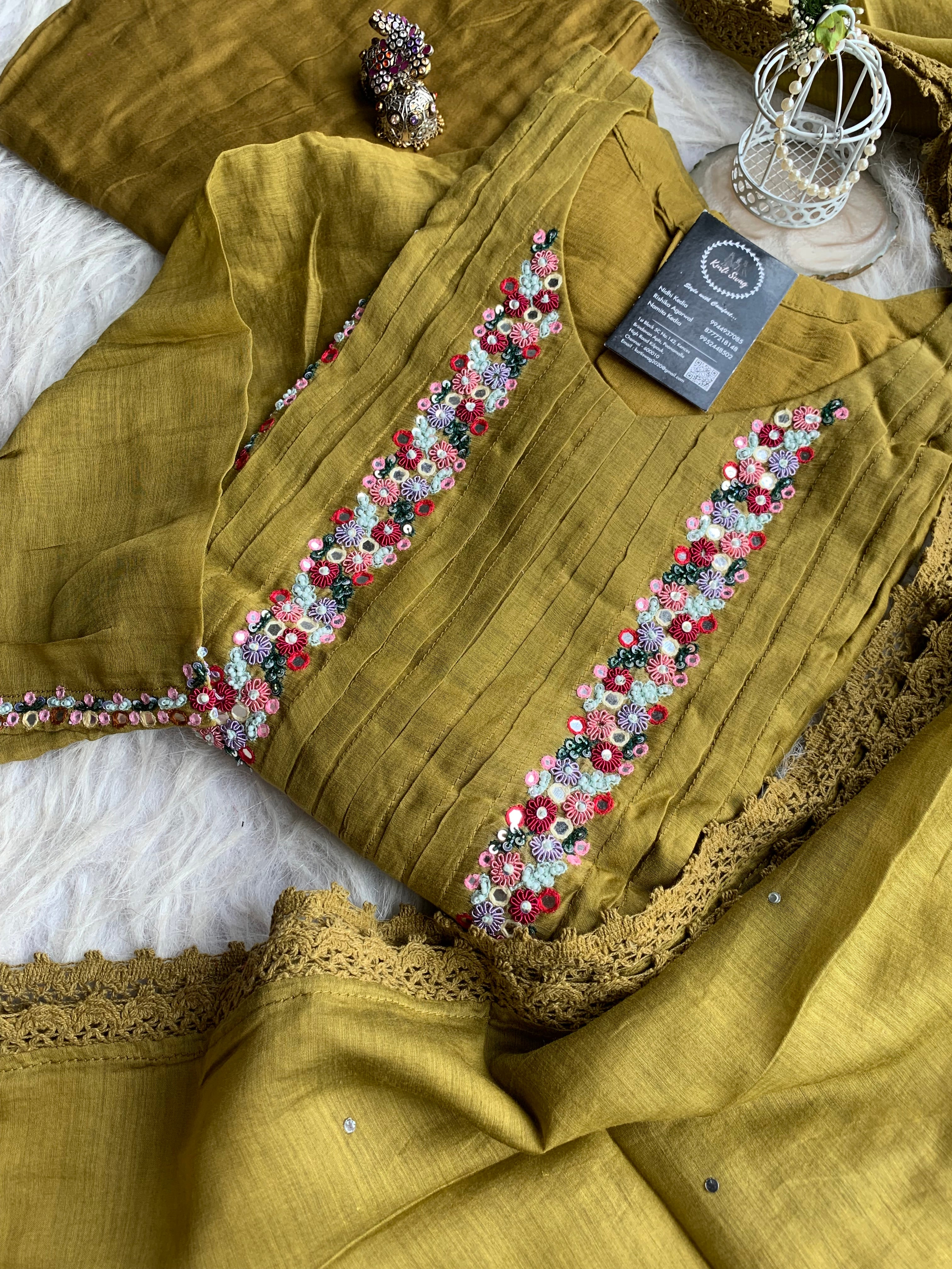 “SHANAYA” Premium Mul Chanderi Festive Wear ✨💕 | KurtiSwag