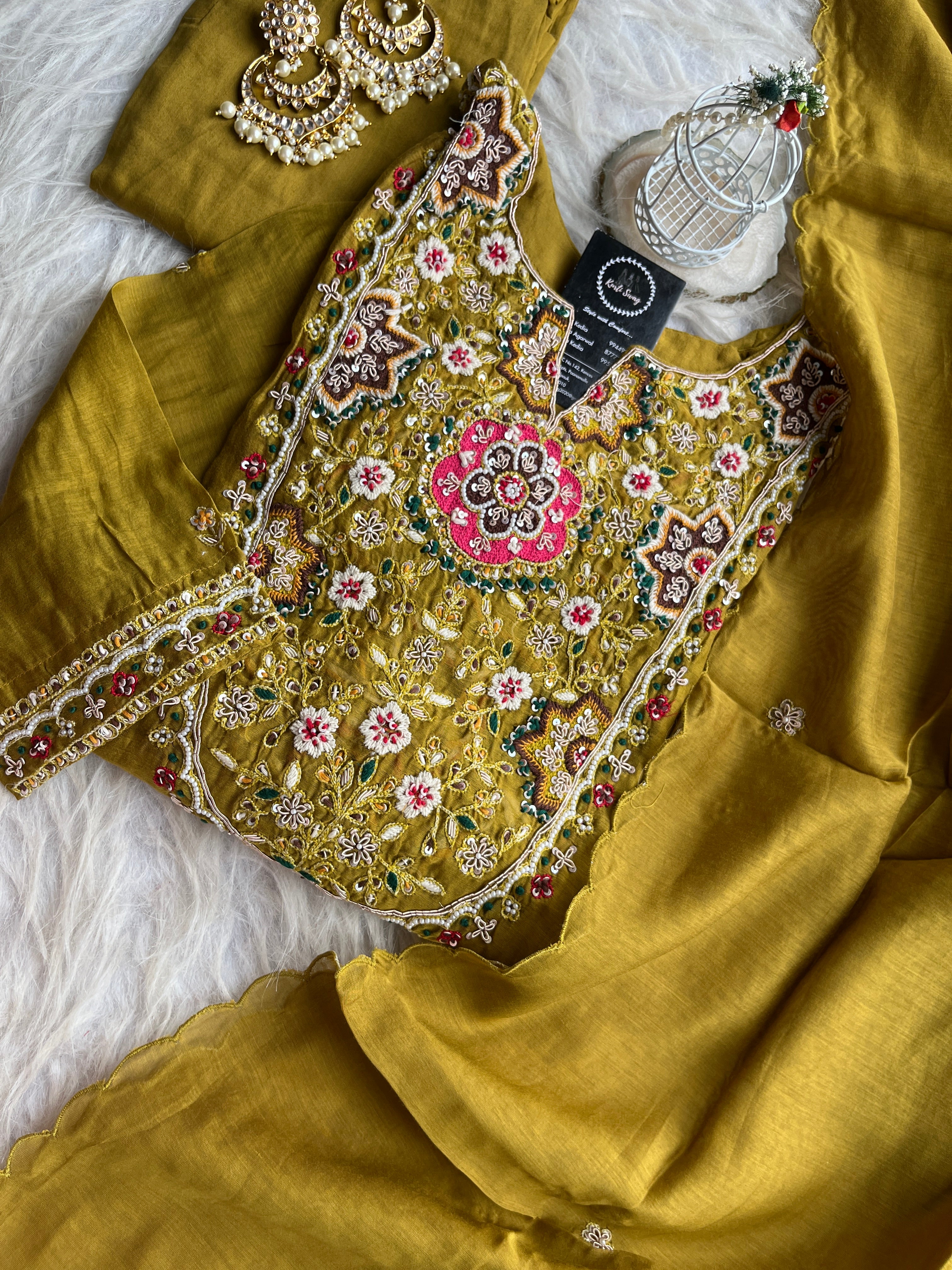 “DORI” Mul Chanderi Festive Edition ✨💕 | KurtiSwag