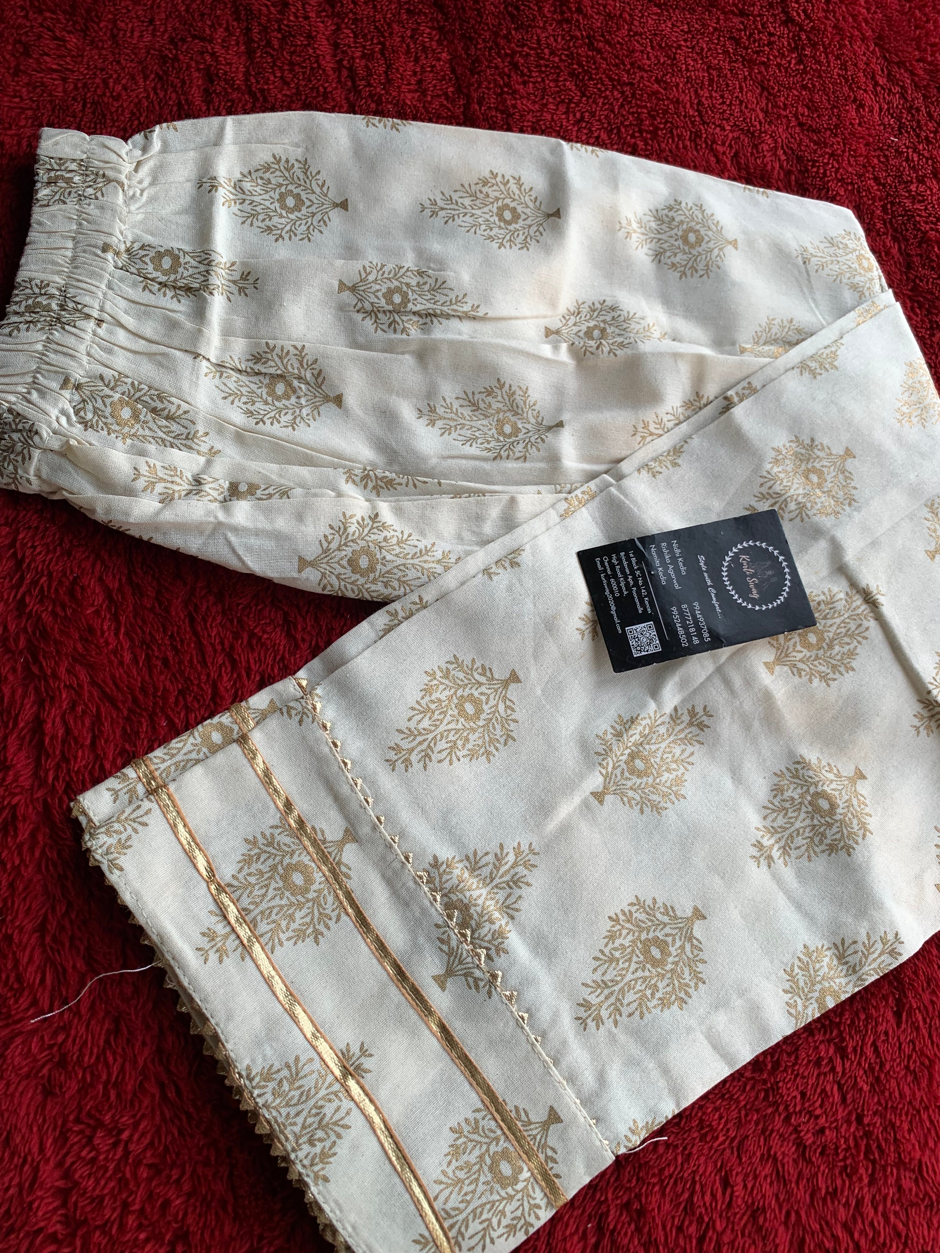 "SIA" Silk Cotton Summer Friendly Pants ✨ | KurtiSwag