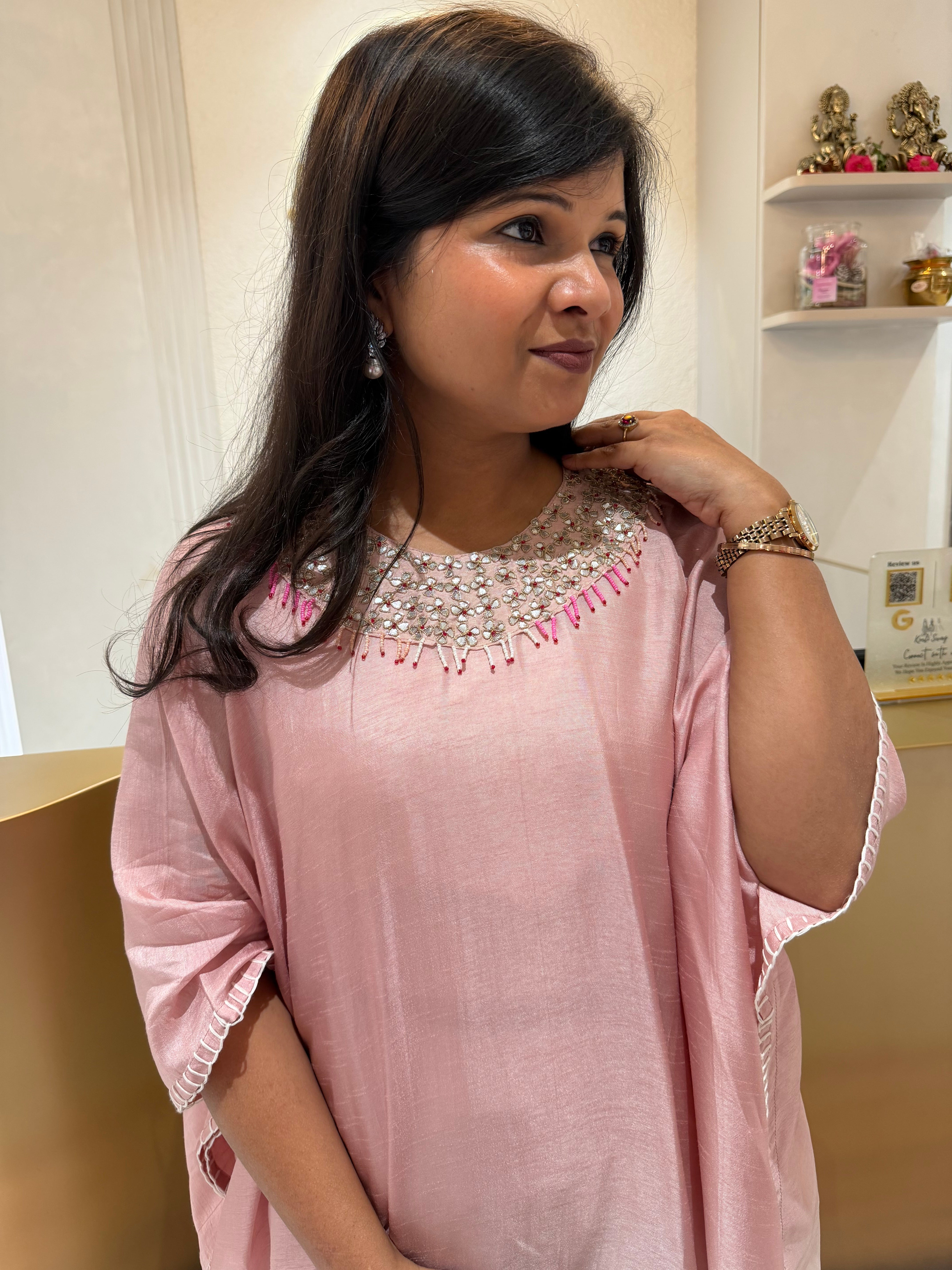 “DEEKSHA” Ombre Gota Set with Drape Skirt ✨💕 | KurtiSwag