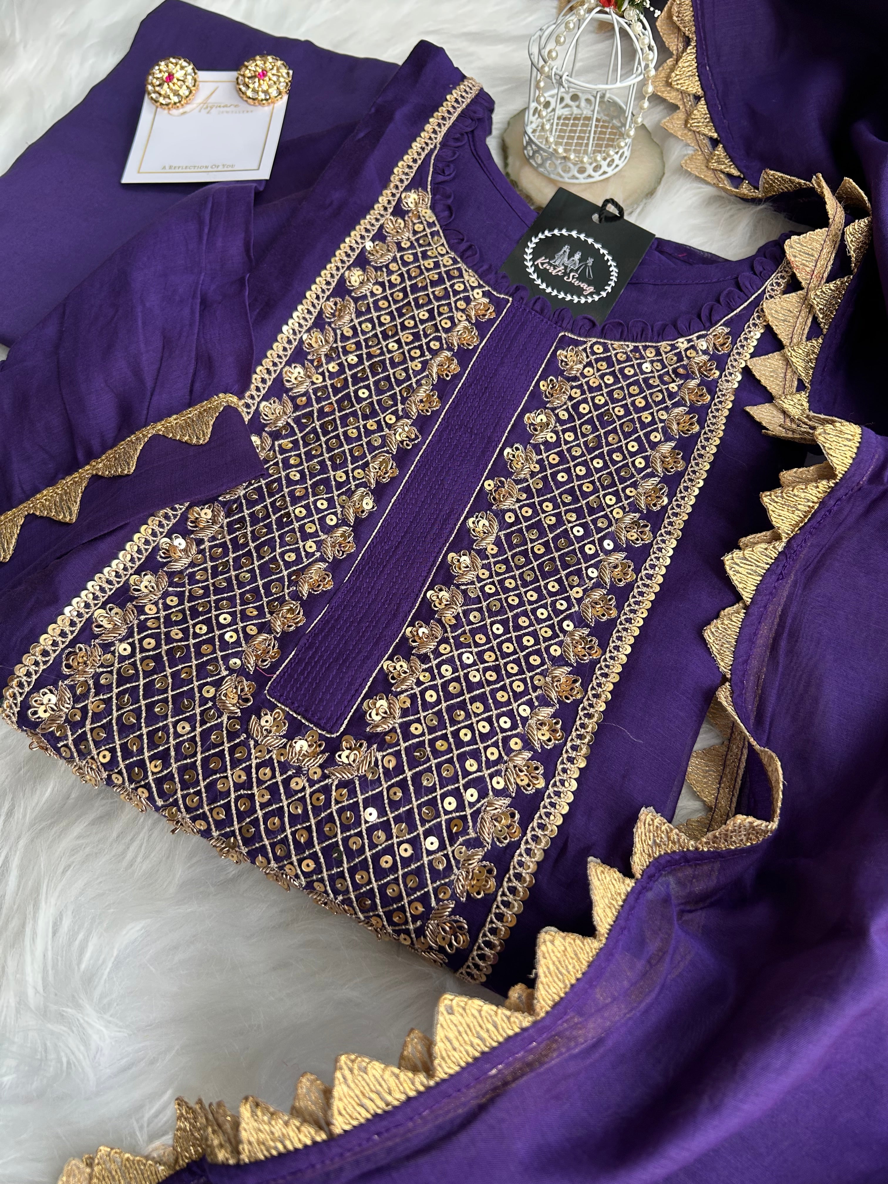 “ISRANI” Premium Festive Wear In Mul Chanderi ✨💕 | KurtiSwag