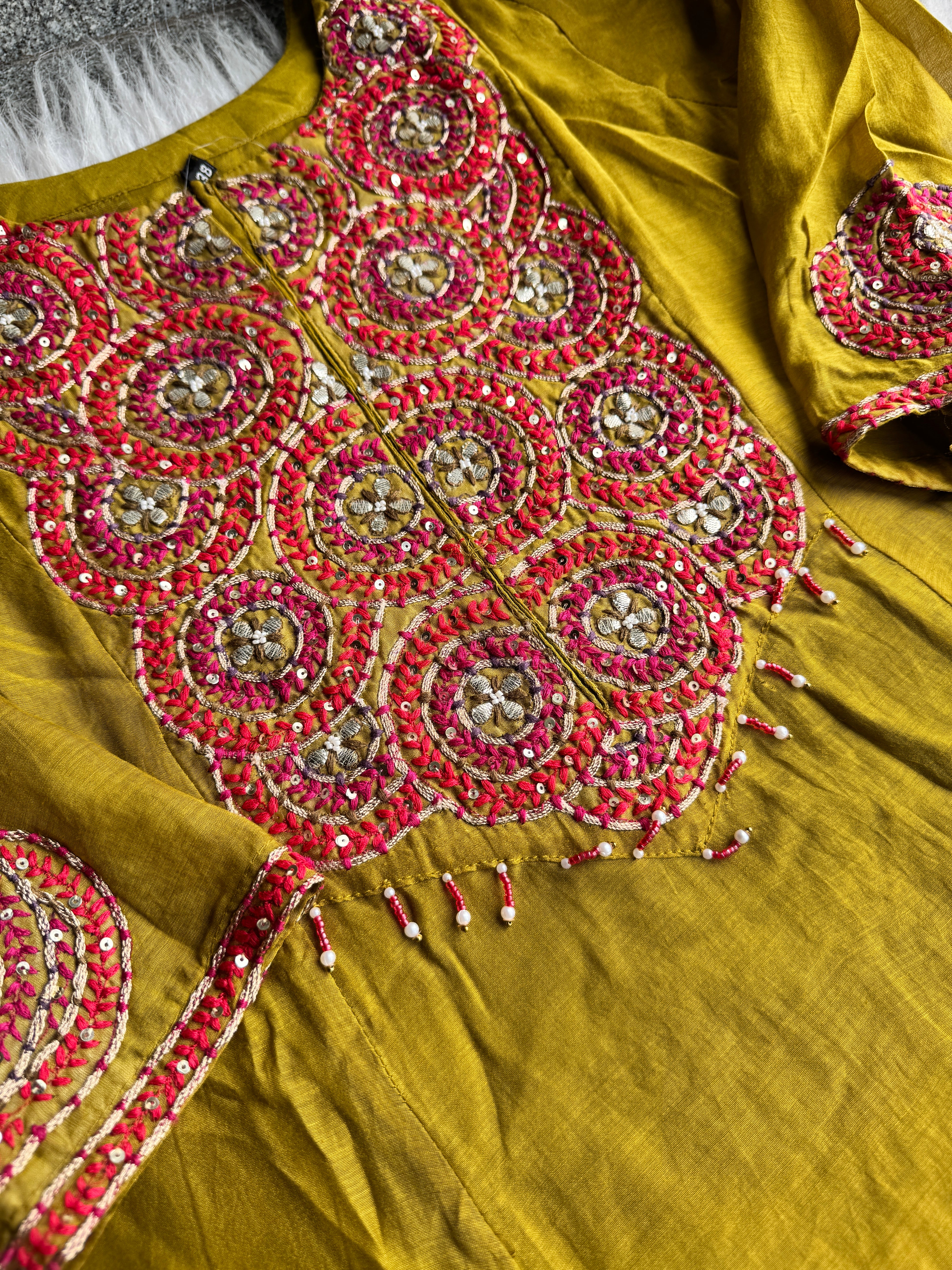 “BAABUL”Premium Mul Chanderi Kurta Set | KurtiSwag