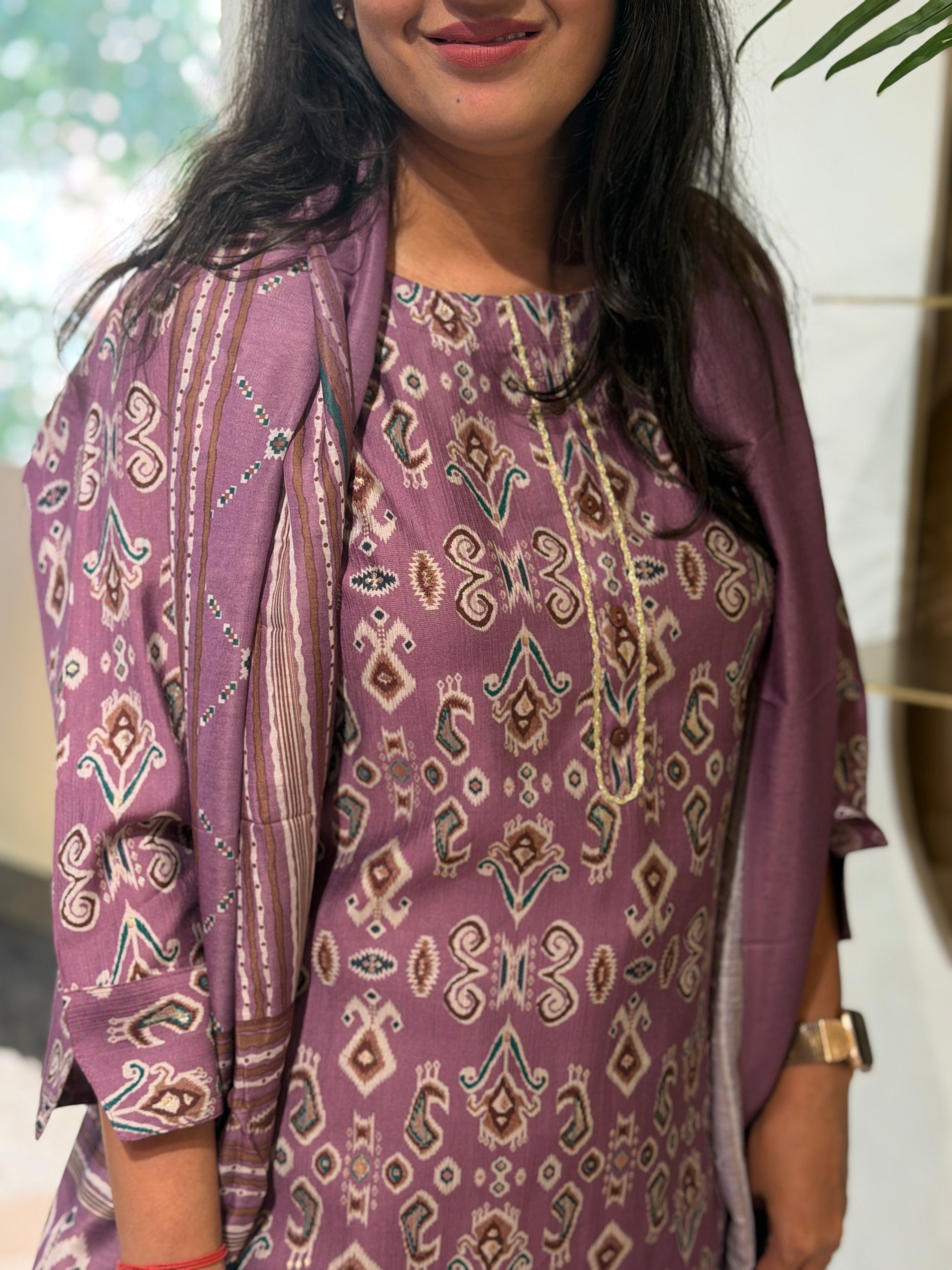 “OFFICE WEAR” Printed Muslin Suit Sets - PART 2 | KurtiSwag