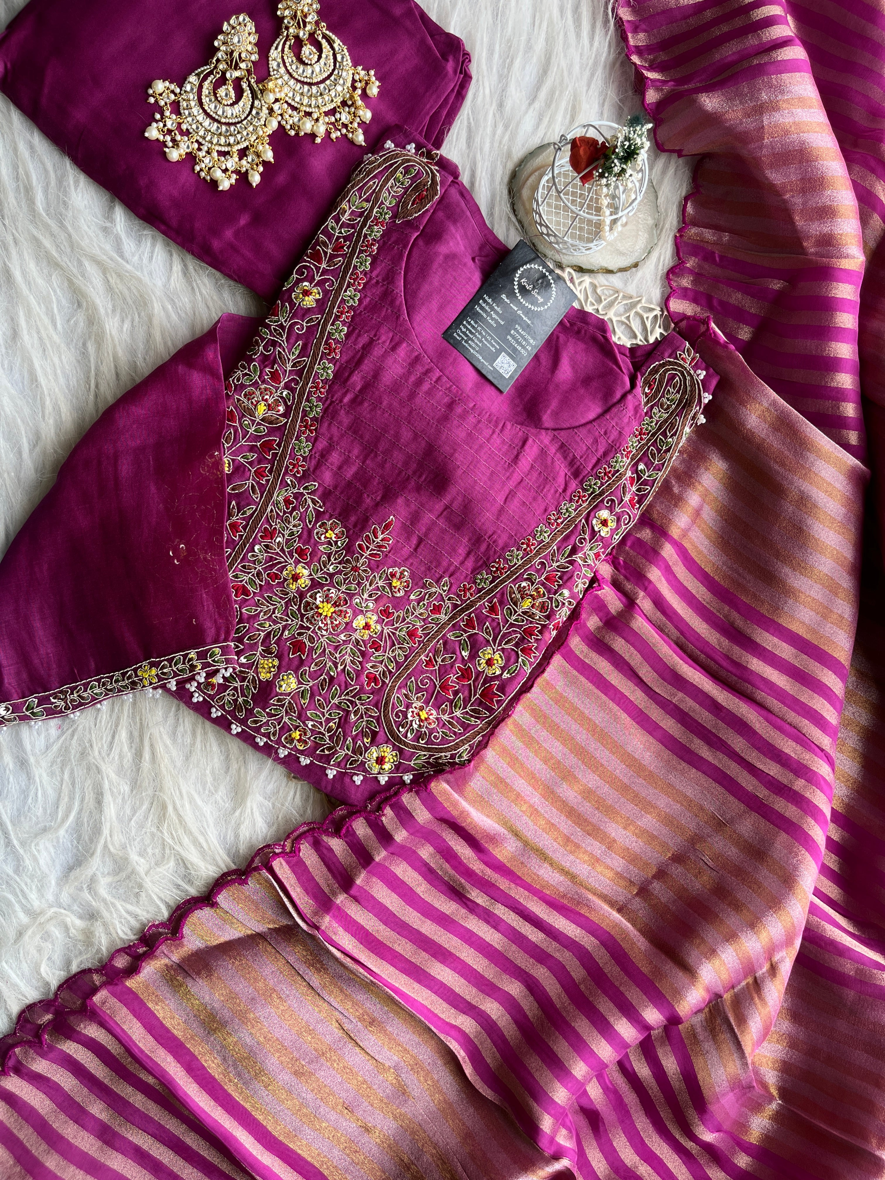 “SANGAM” Premium Mul Chanderi Festive Suit Set ✨♥️ | KurtiSwag