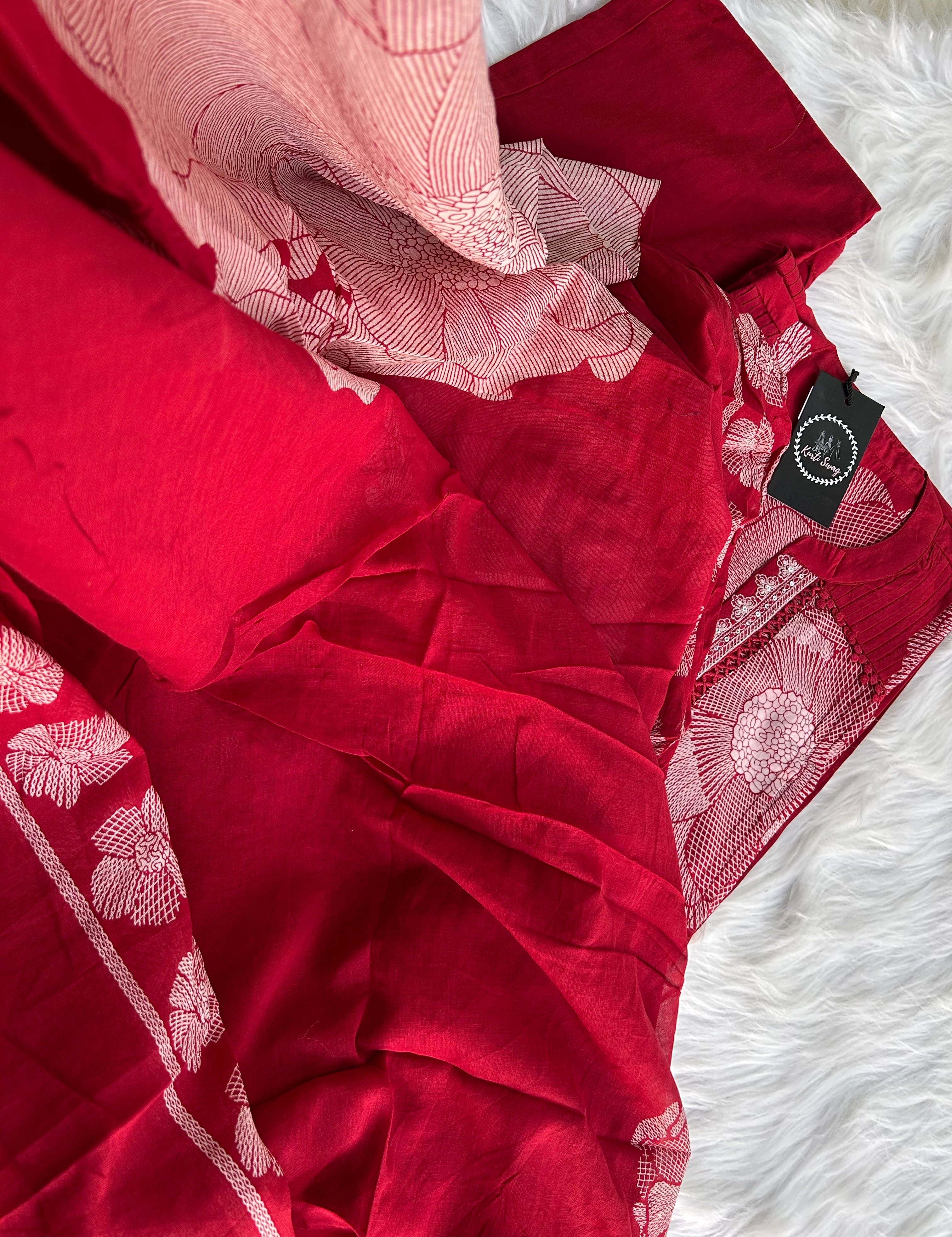 “BULBUL” Pure Cotton Suit Set ✨💕 | KurtiSwag