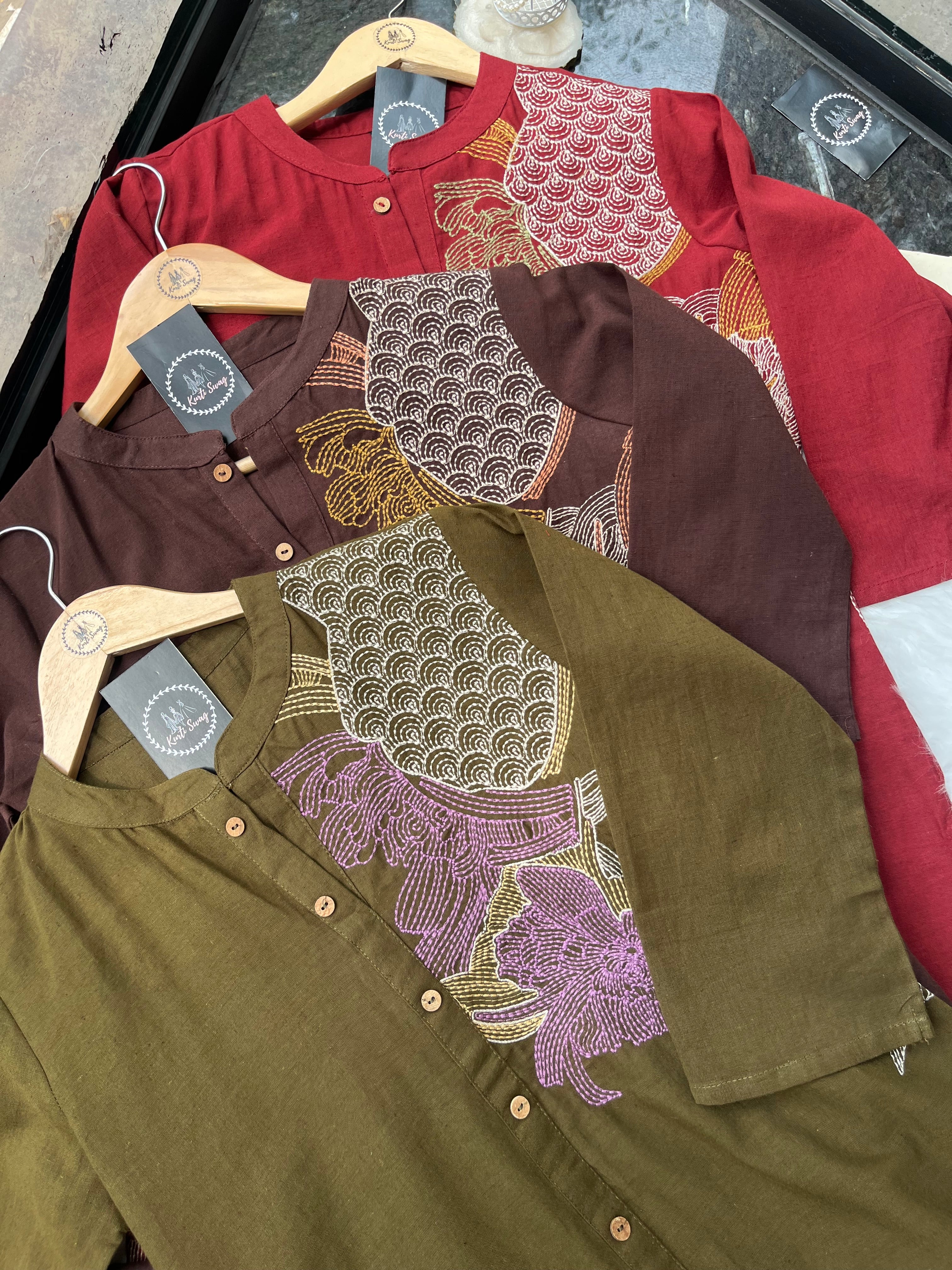 “KRIDHA”Summer Organic Cotton Kurta and Pant Set✨❤️ | KurtiSwag