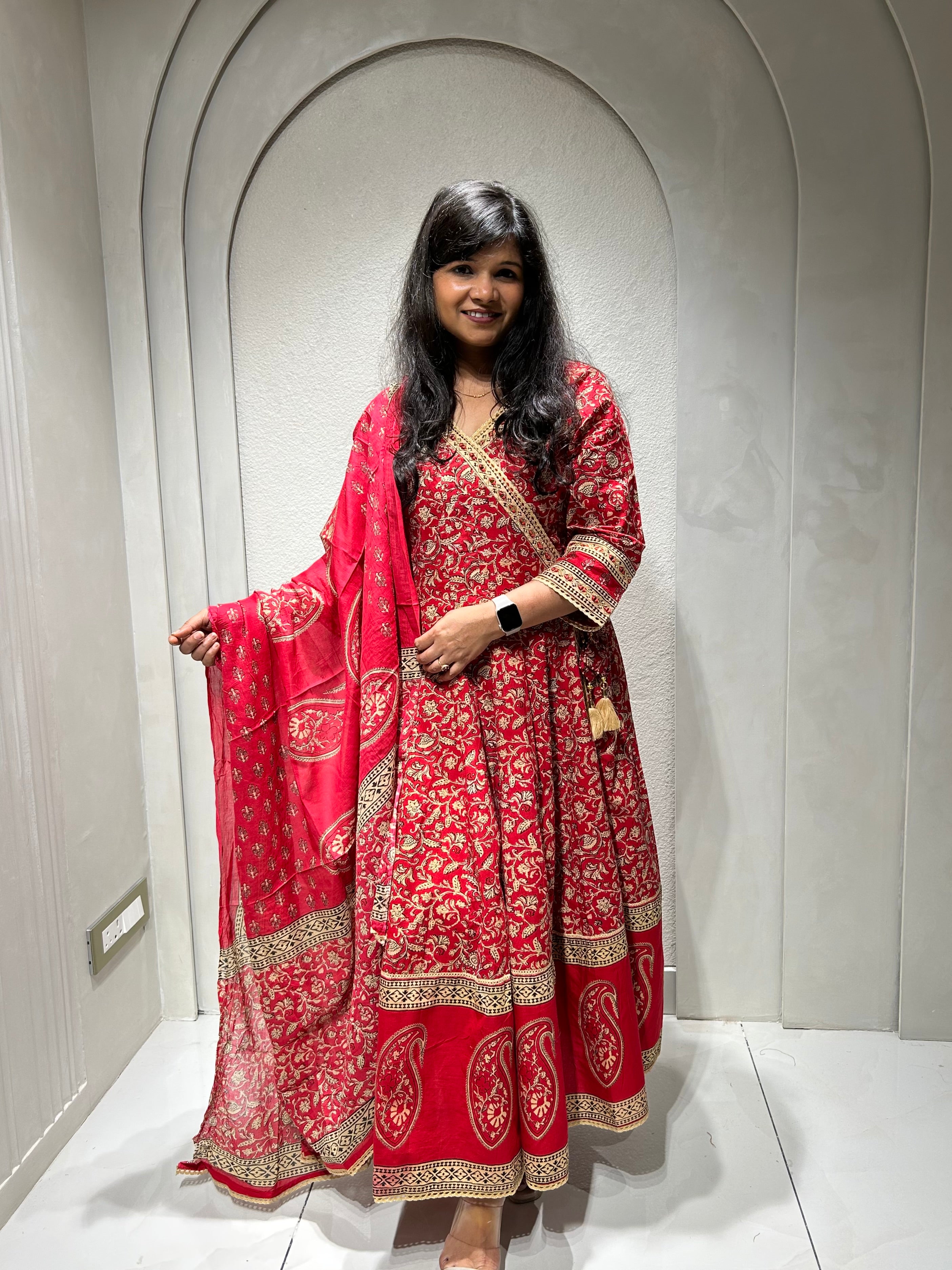 “ROZA” Pure Cotton Anarkali Everyday Wear ✨💕 | KurtiSwag