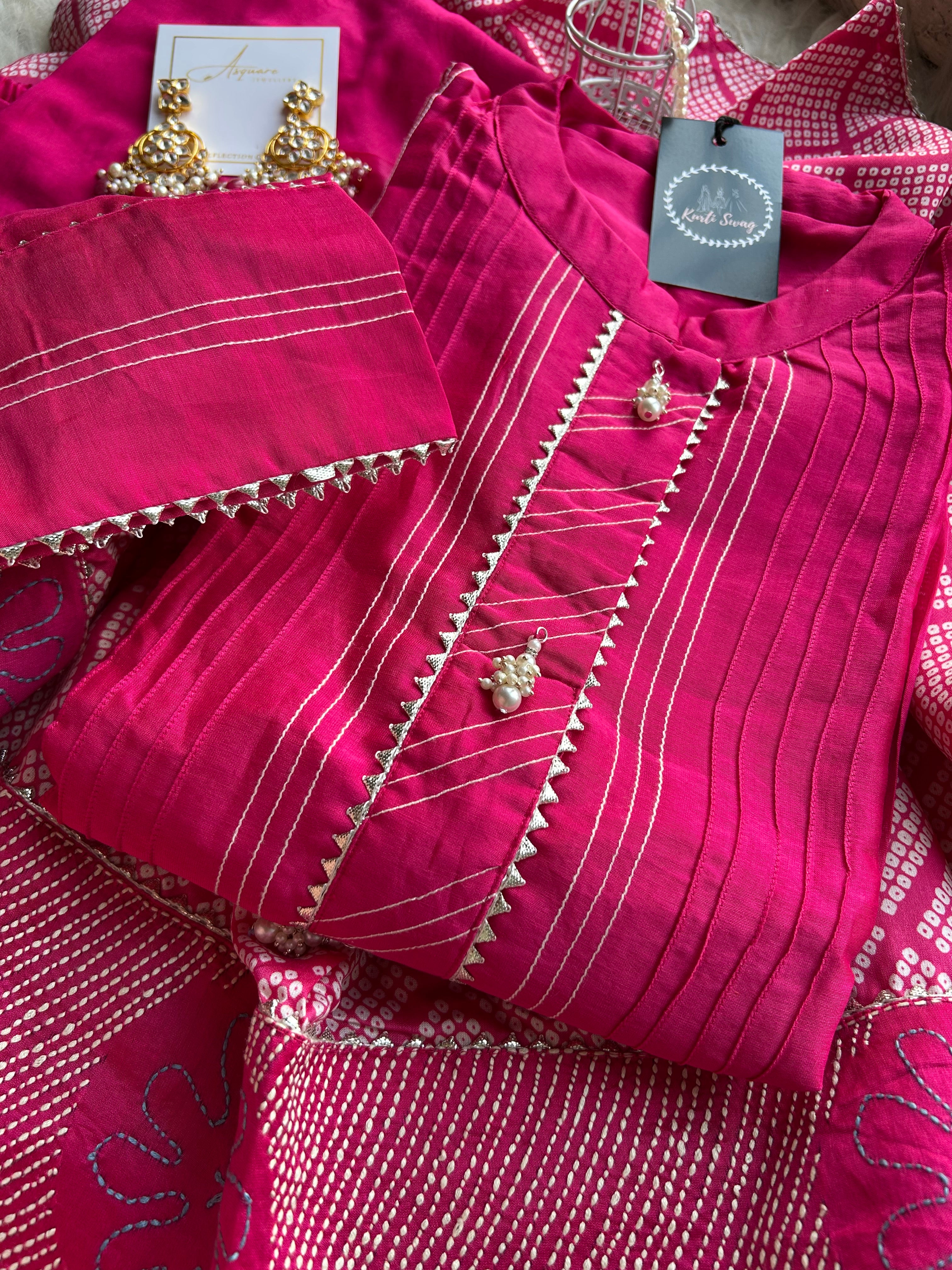 “SANGAM” Pure Chanderi Suit Set ♥️✨ | KurtiSwag