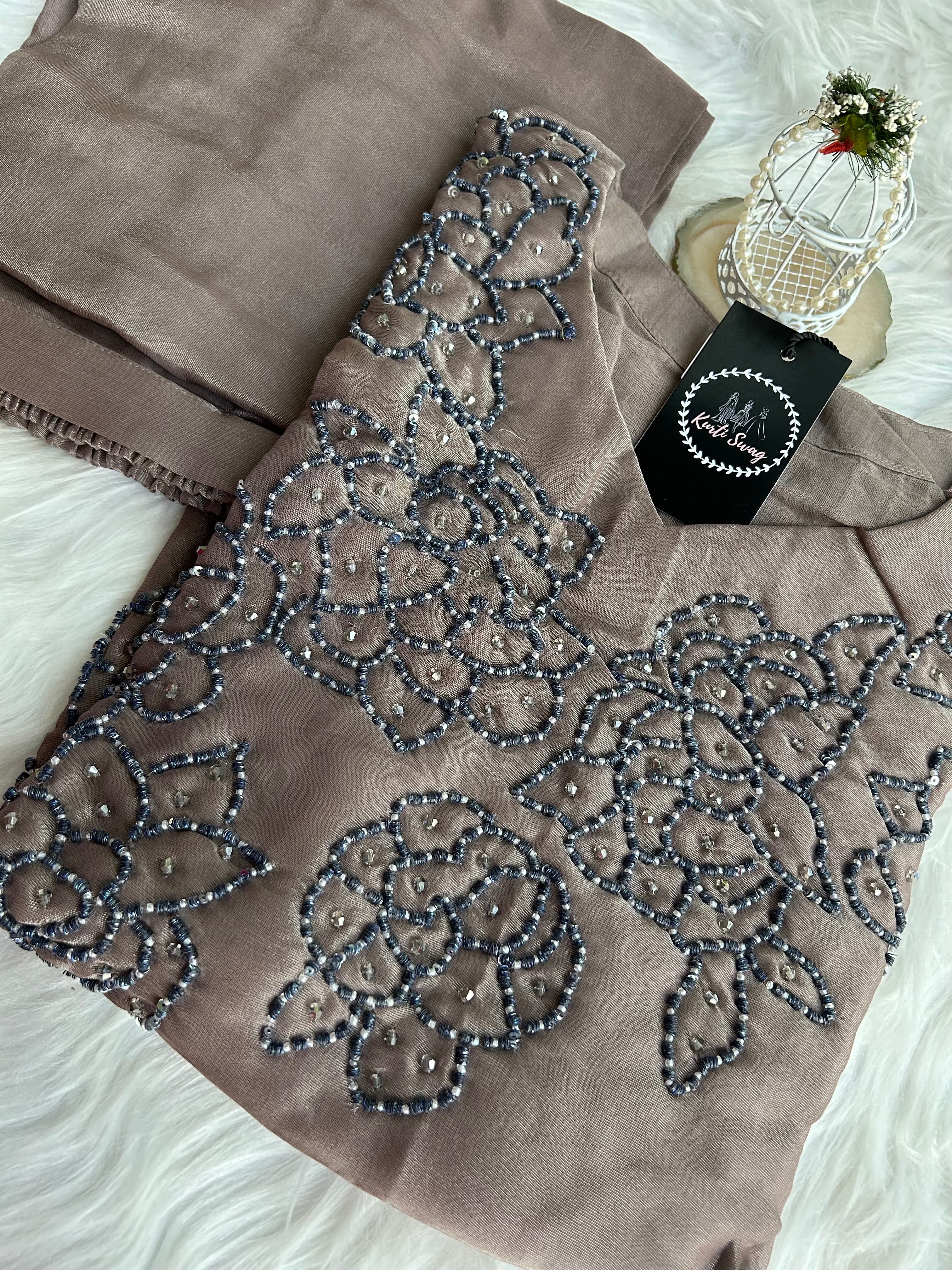 “LUMINOUS NOOR” Premium Organza Coord Set ✨♥️ | KurtiSwag