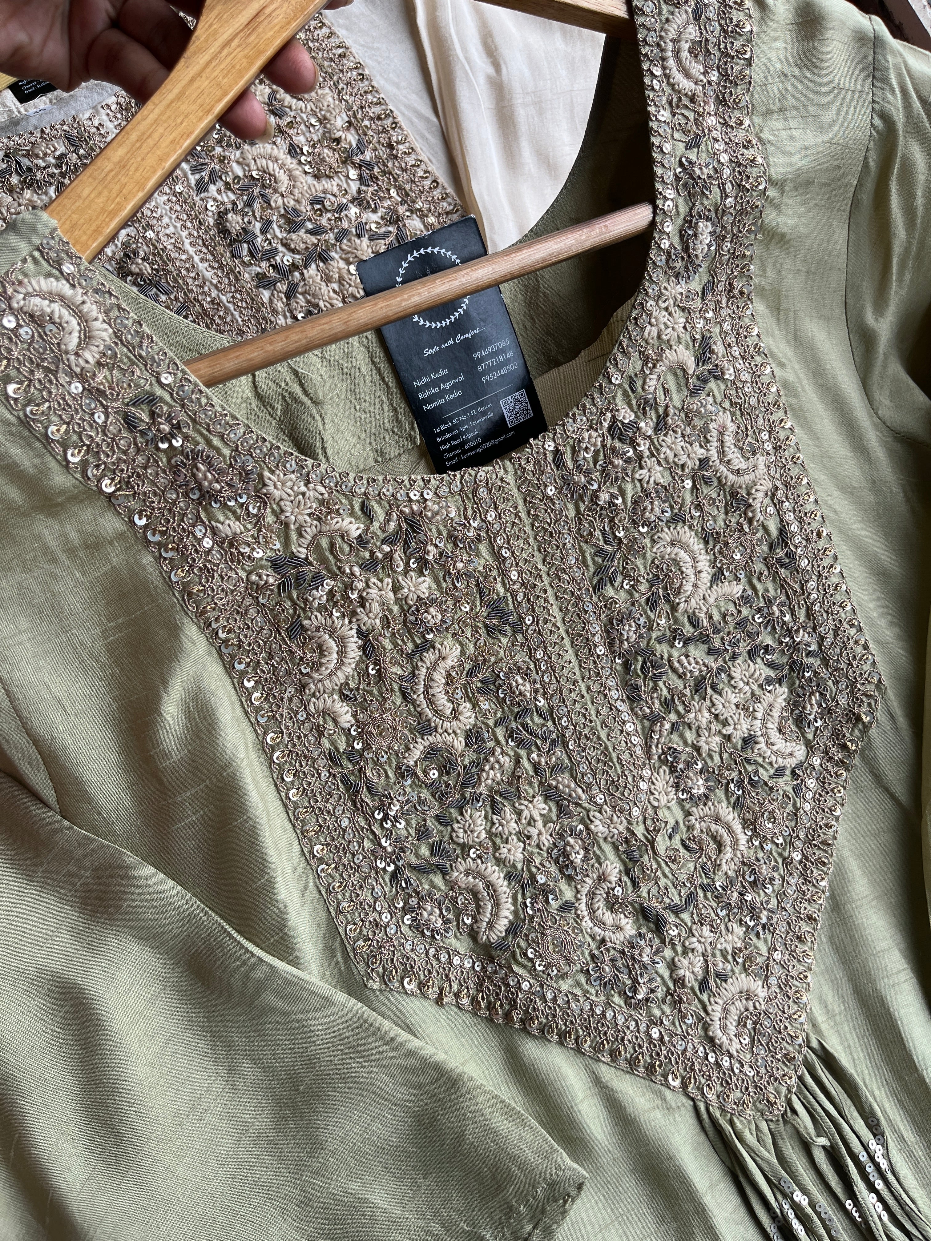 “KAAYA” Indo Western High Low Set With Plazzo And Dupatta ✨💕 | KurtiSwag
