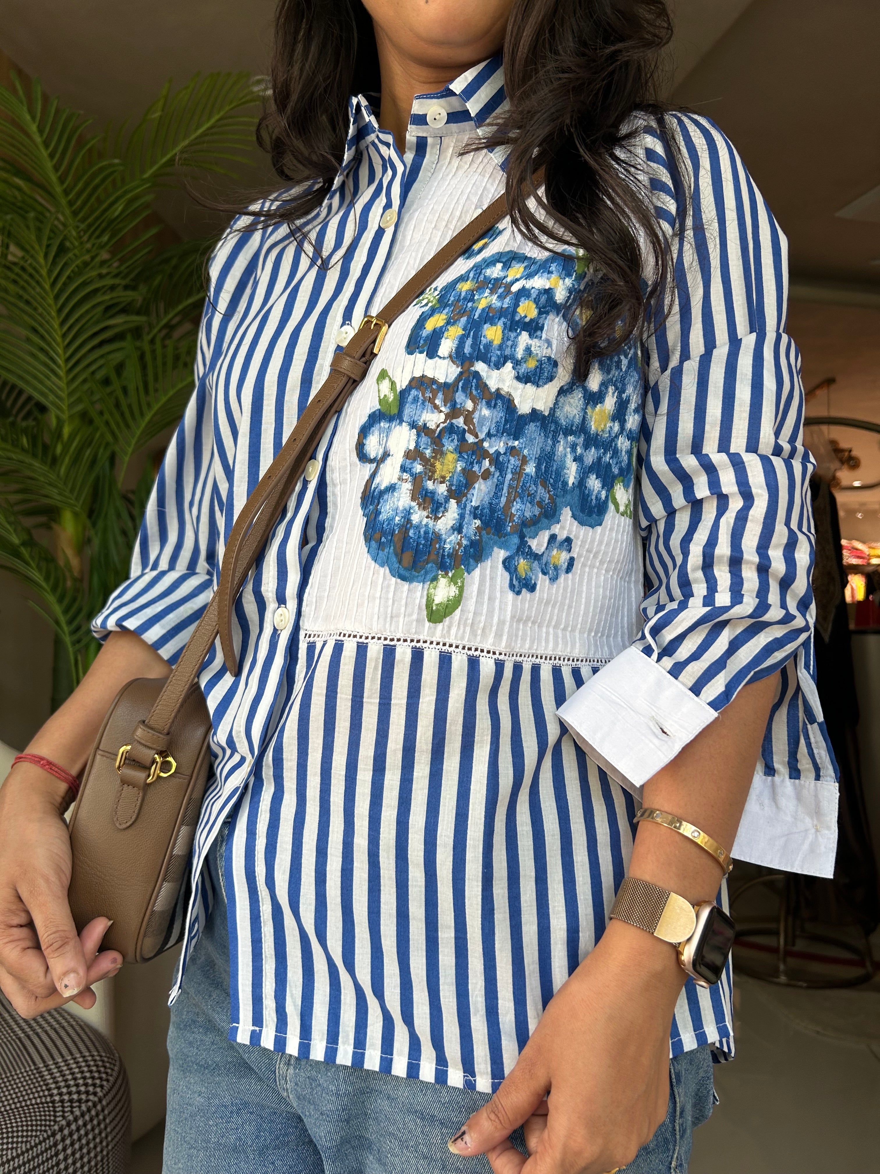 “STRIPES & FLORALS” Casual Shirts✨💕 | KurtiSwag