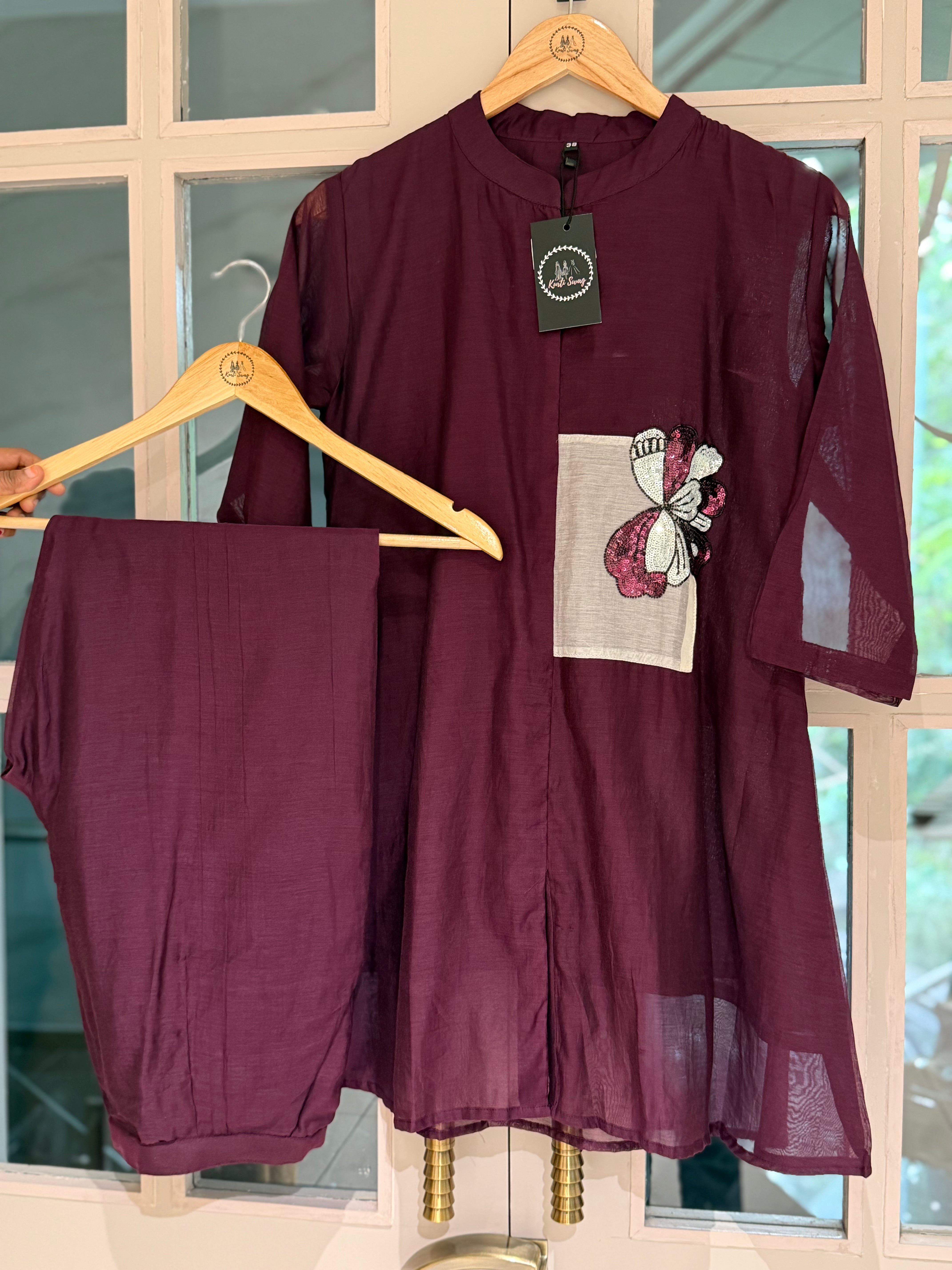“RIDA” Mul Chanderi Coord Set ✨ | KurtiSwag