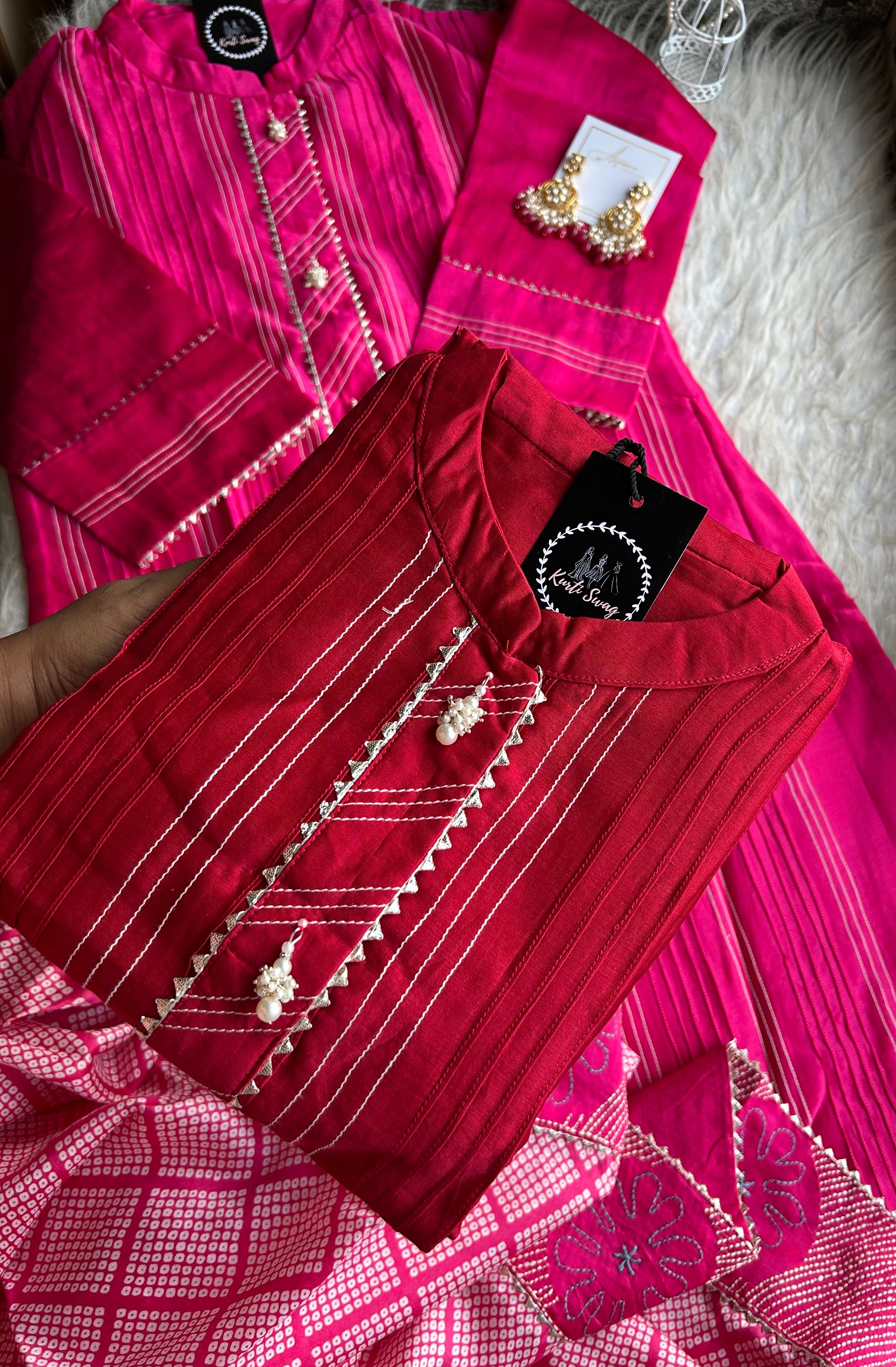 “SANGAM” Pure Chanderi Suit Set ♥️✨ | KurtiSwag