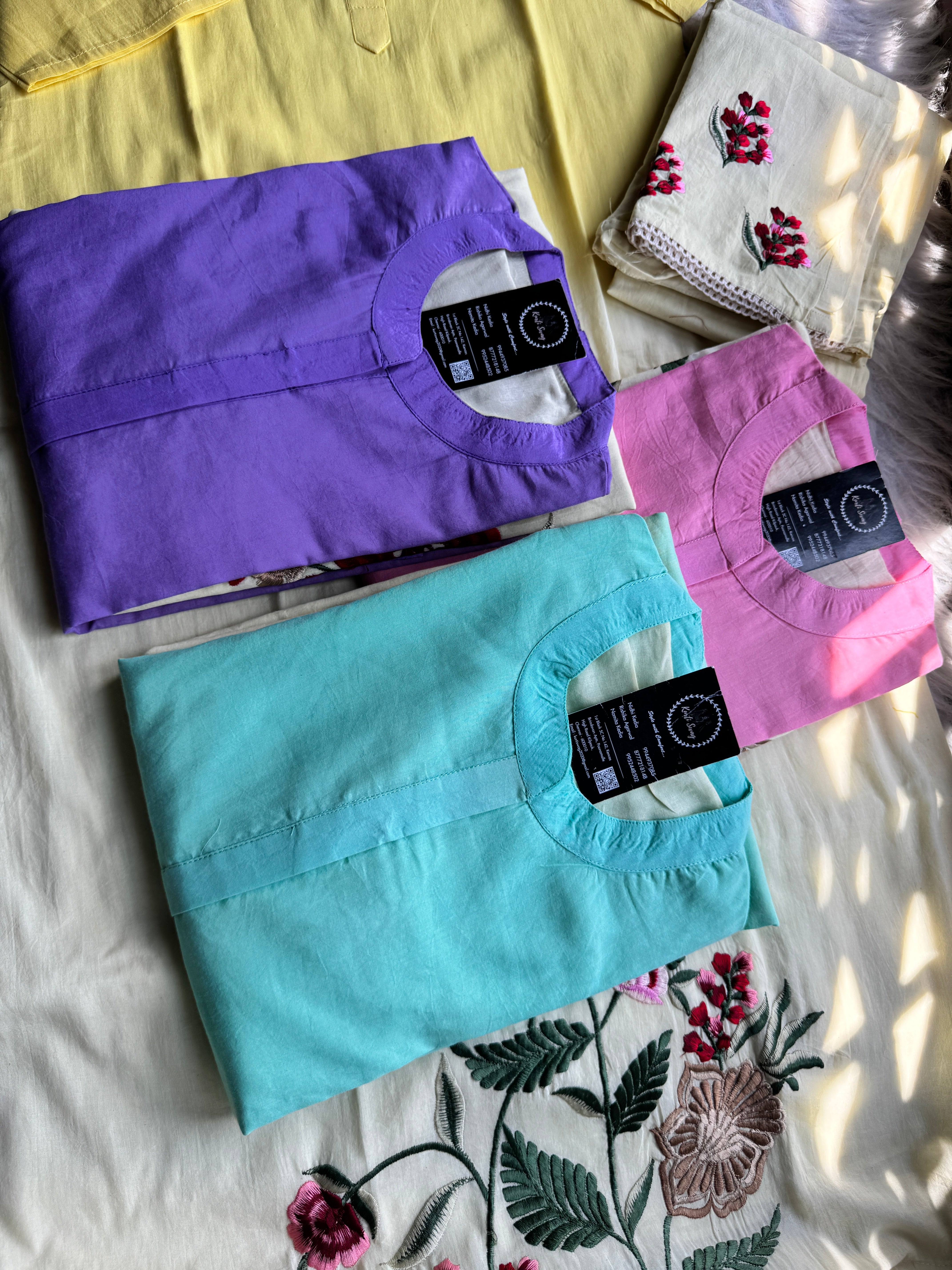 “MAUSAM” Pure Cotton Kurti In Ombré Shades | KurtiSwag