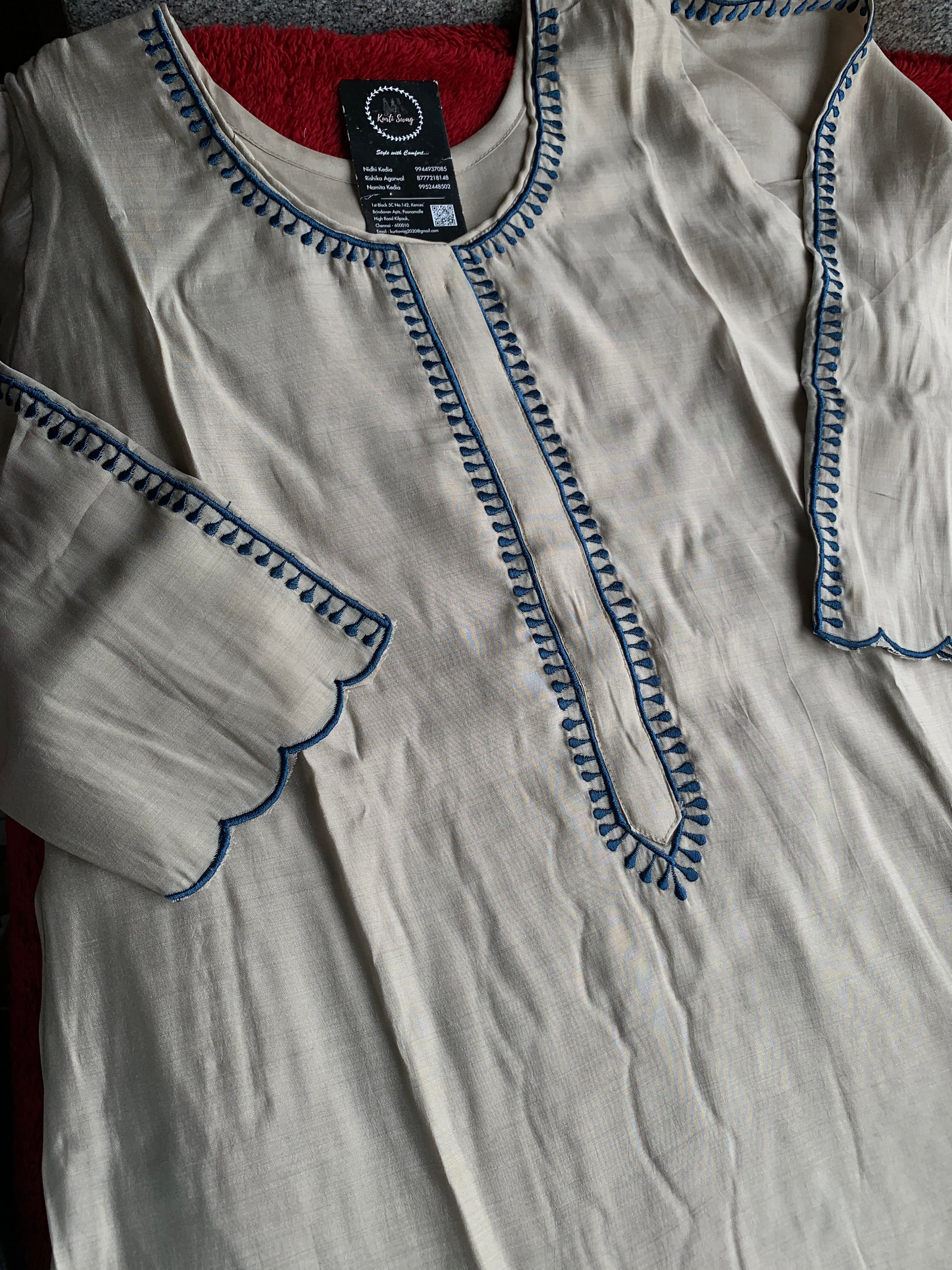 "PRIYAL" Summer Style Mul Chanderi Kurta Set🎀 | KurtiSwag