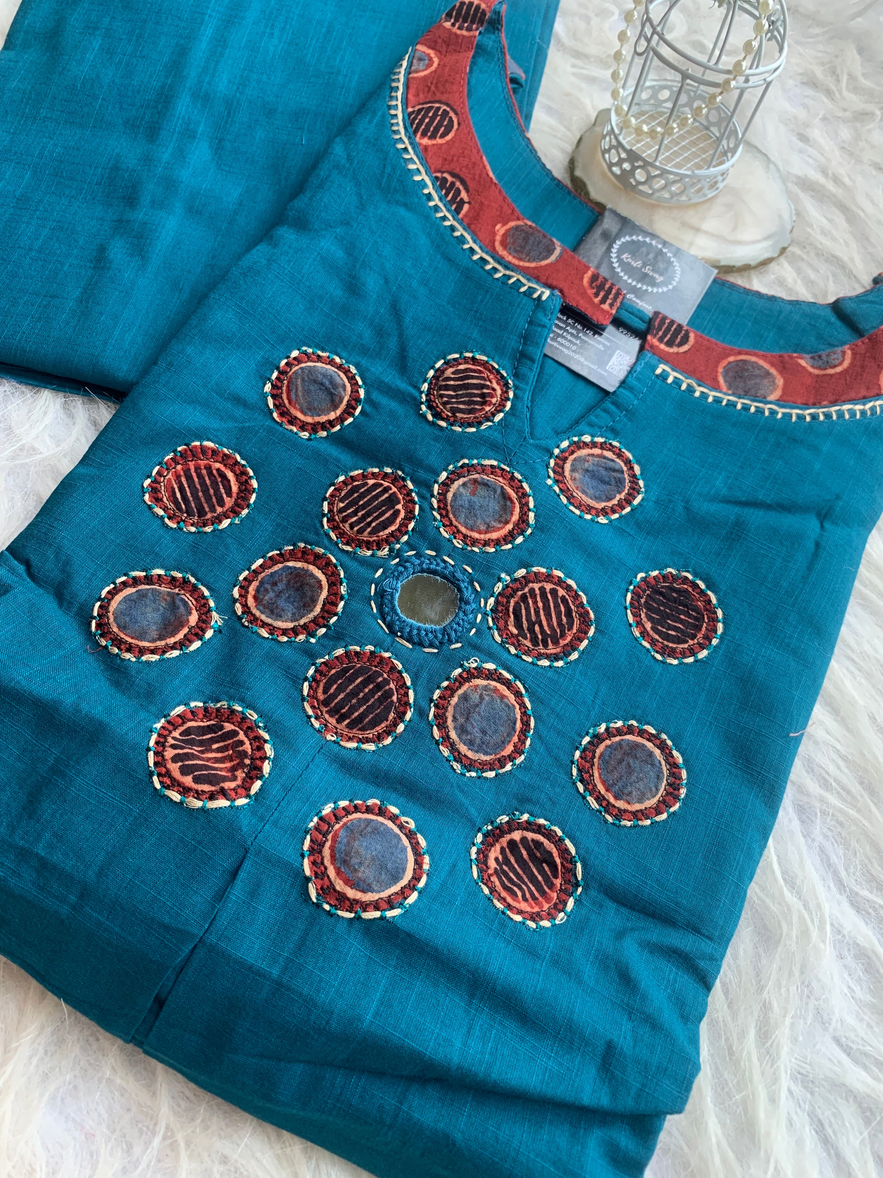“KIA” Premium Cotton Kurta & Pant Set ✨ | KurtiSwag