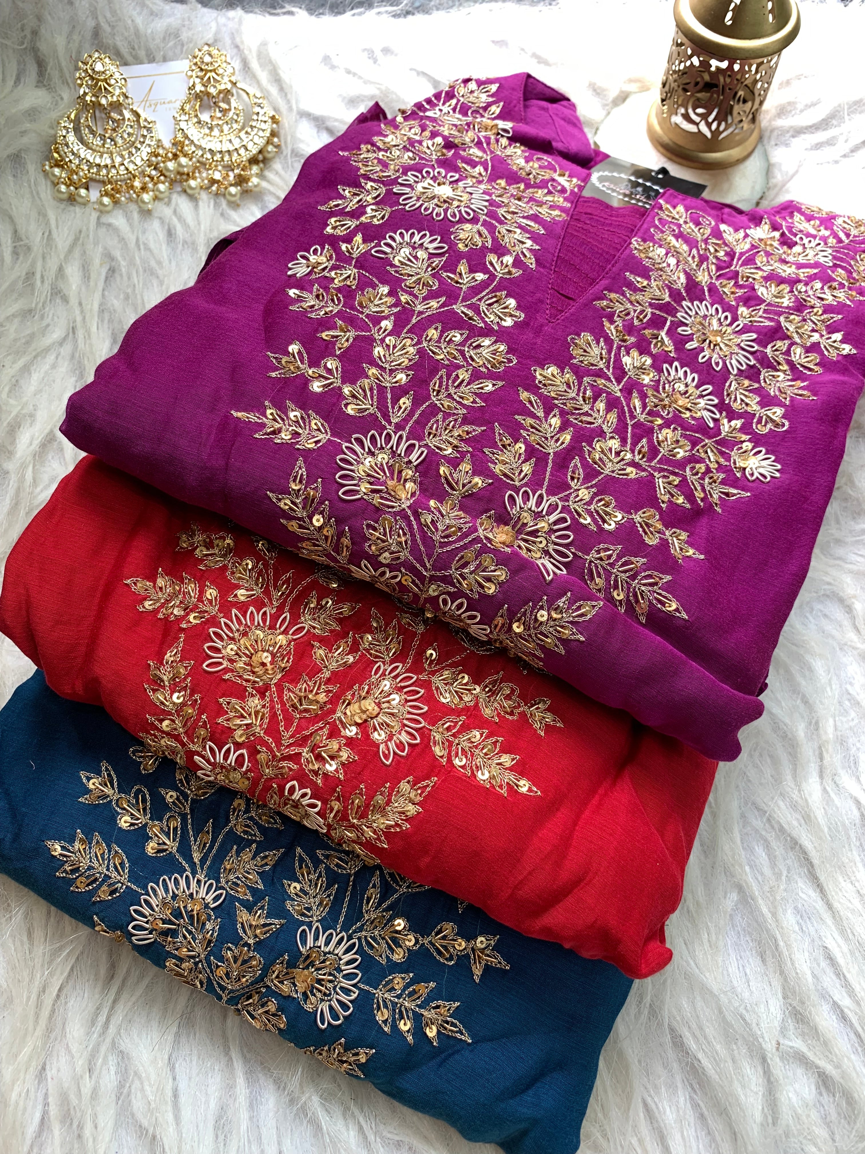 “TAPASYA” Mul Chanderi Festive Suit Set ✨🧿 | KurtiSwag