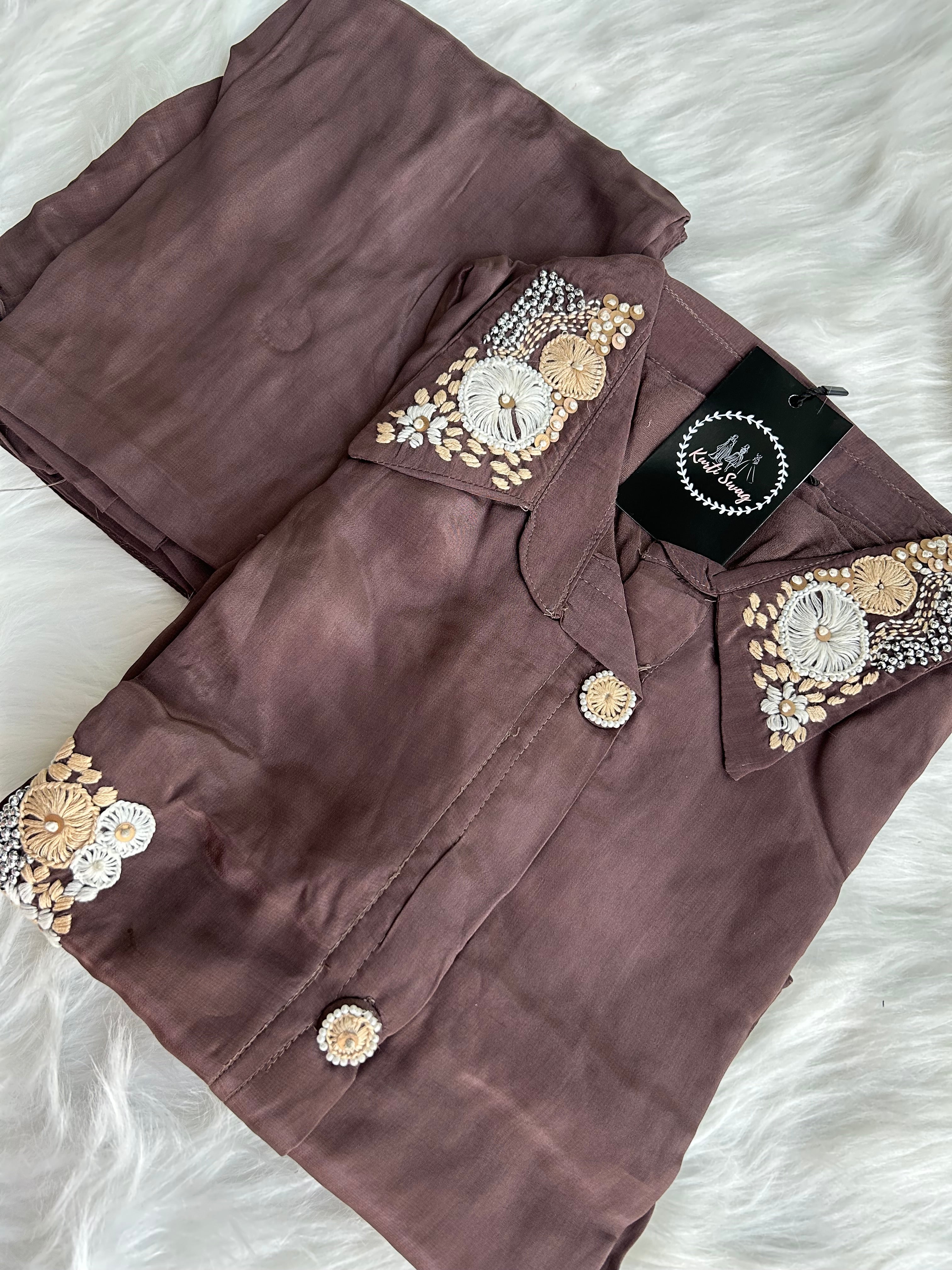 “KRIDHA” Festive crape Coord Set ✨♥️ | KurtiSwag