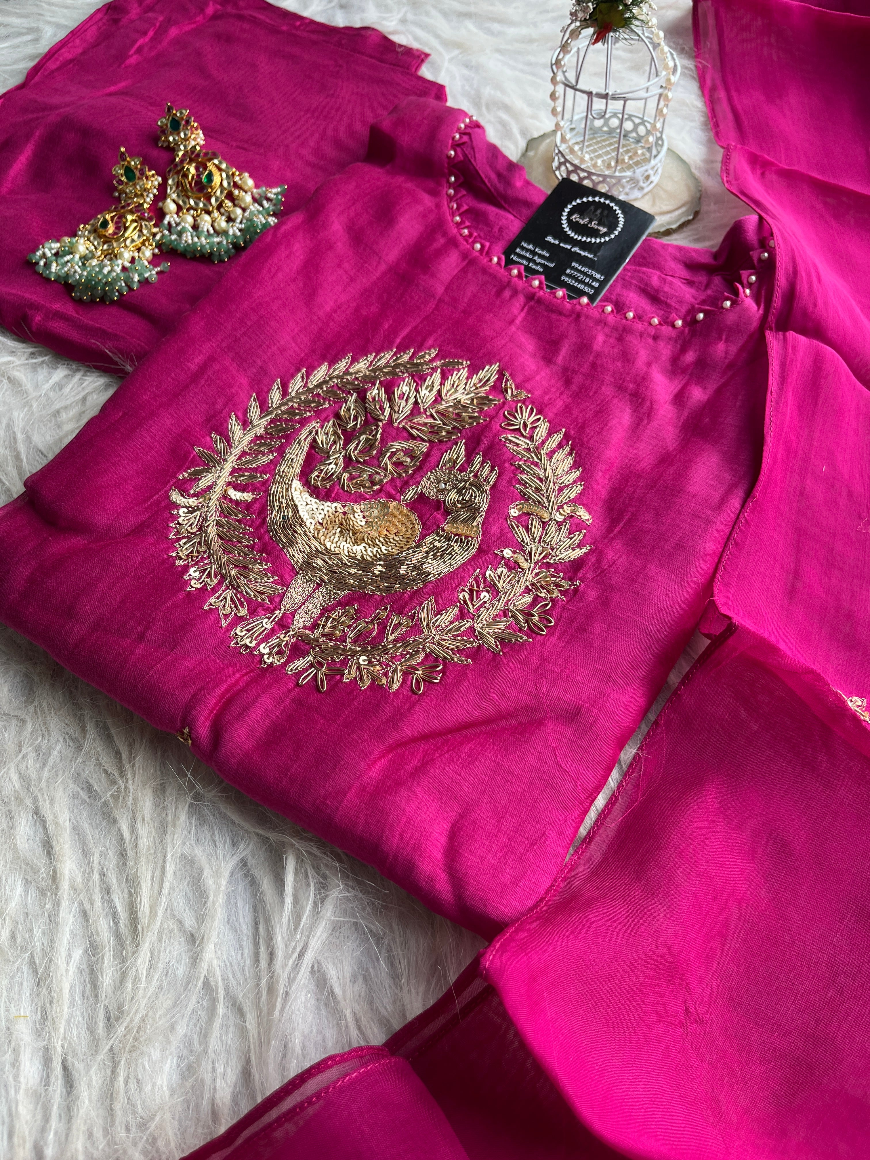 “MORNII” Premium Mul Chanderi Festive Wear Suit Set ✨💕♥️ | KurtiSwag