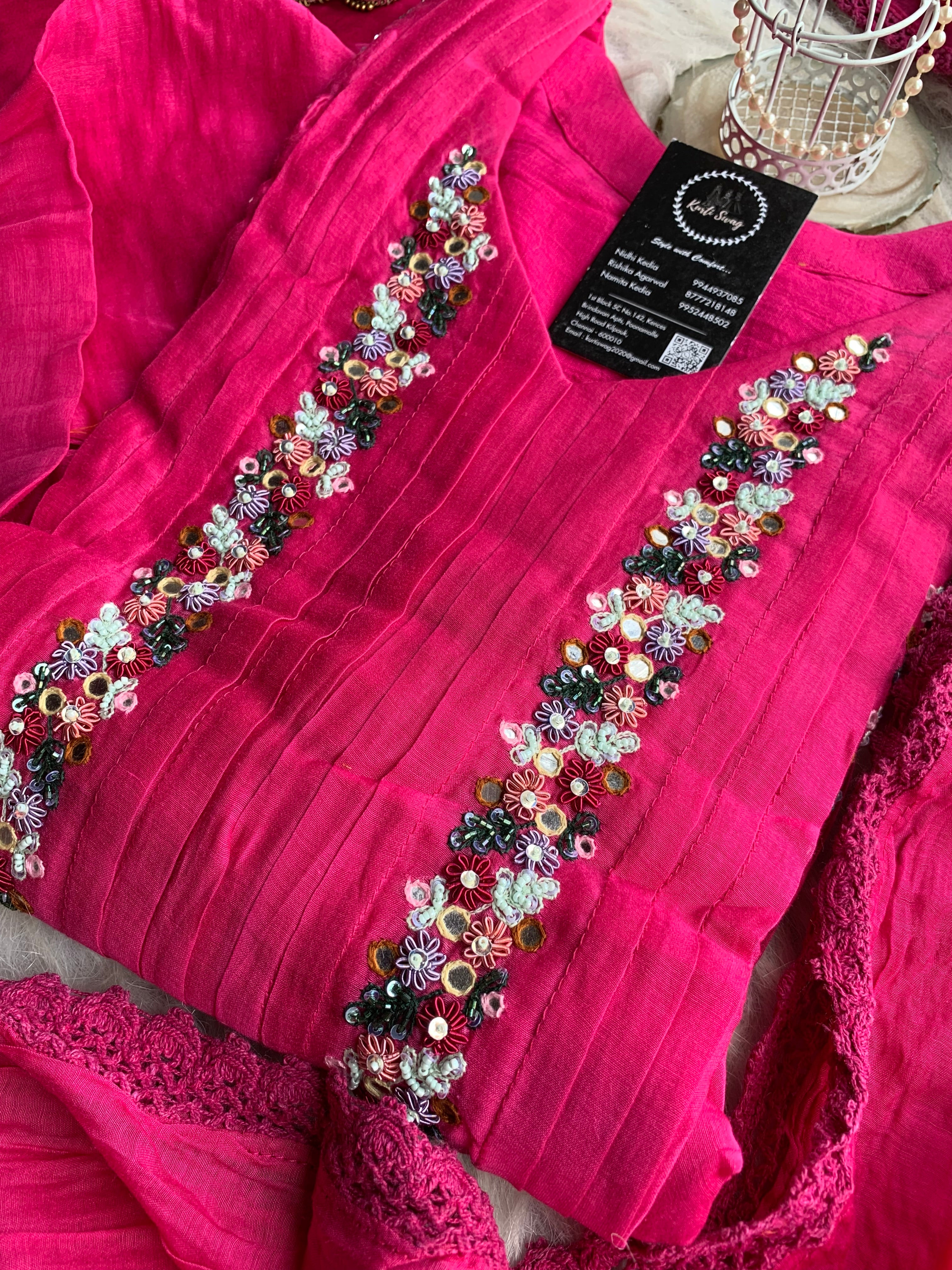 “SHANAYA” Premium Mul Chanderi Festive Wear ✨💕 | KurtiSwag