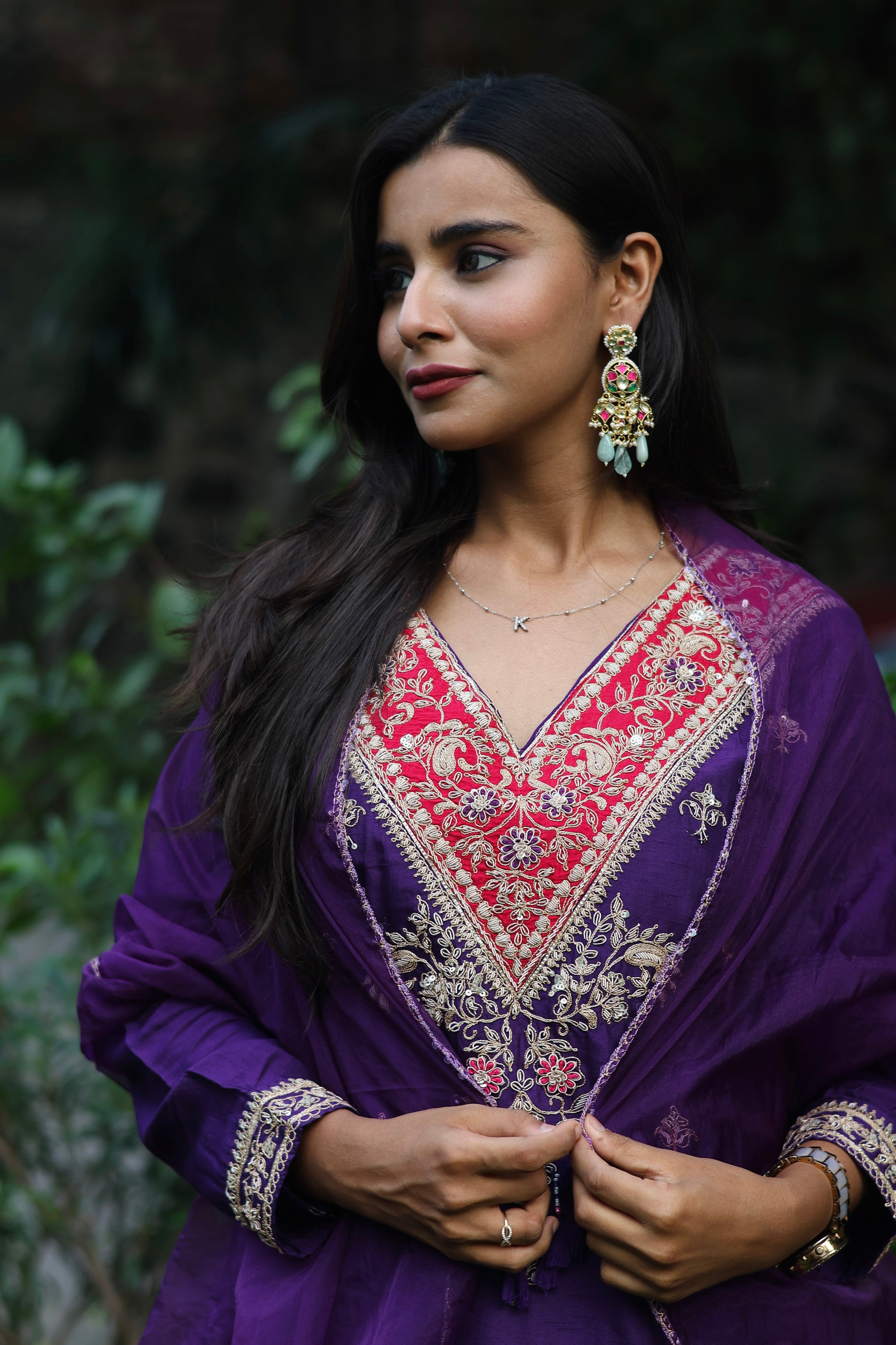 “KASHMEERA” Dola Silk Dabka Embellished Designer Suit Set ✨💕 | KurtiSwag