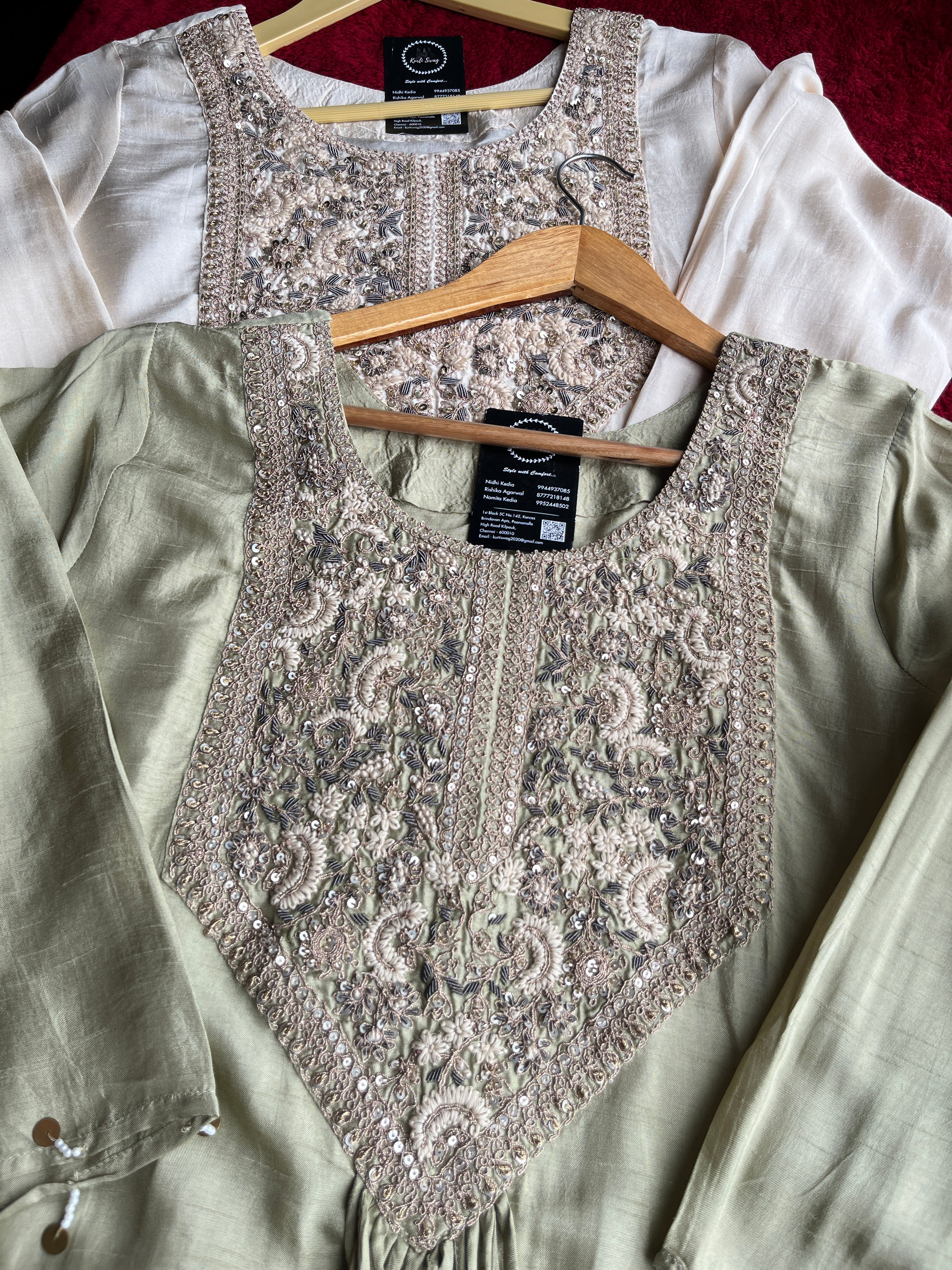 “KAAYA” Indo Western High Low Set With Plazzo And Dupatta ✨💕 | KurtiSwag