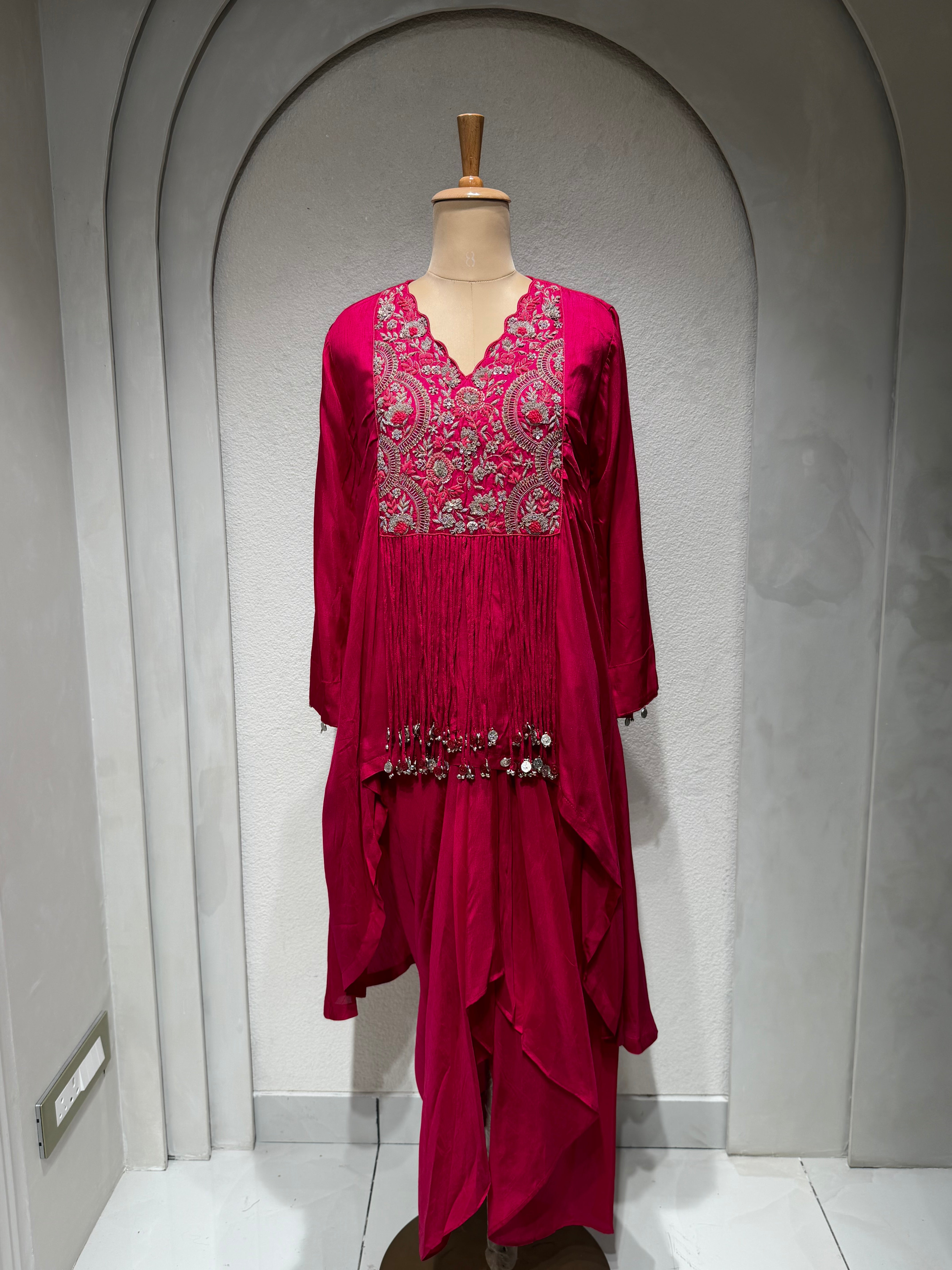 “FIDA” Designer Drape Set With Handwork ✨💕 | KurtiSwag