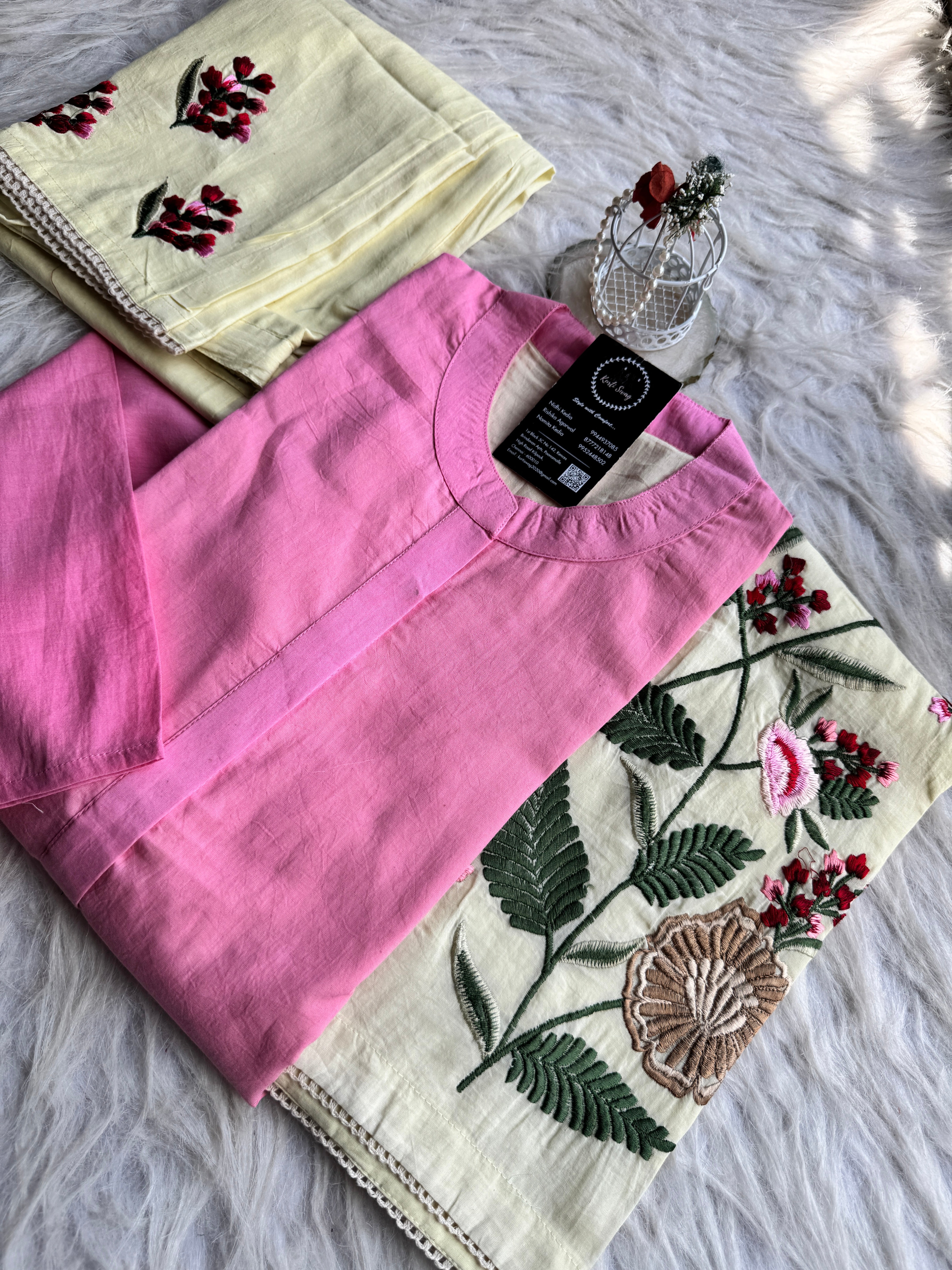“MAUSAM” Pure Cotton Kurti In Ombré Shades | KurtiSwag