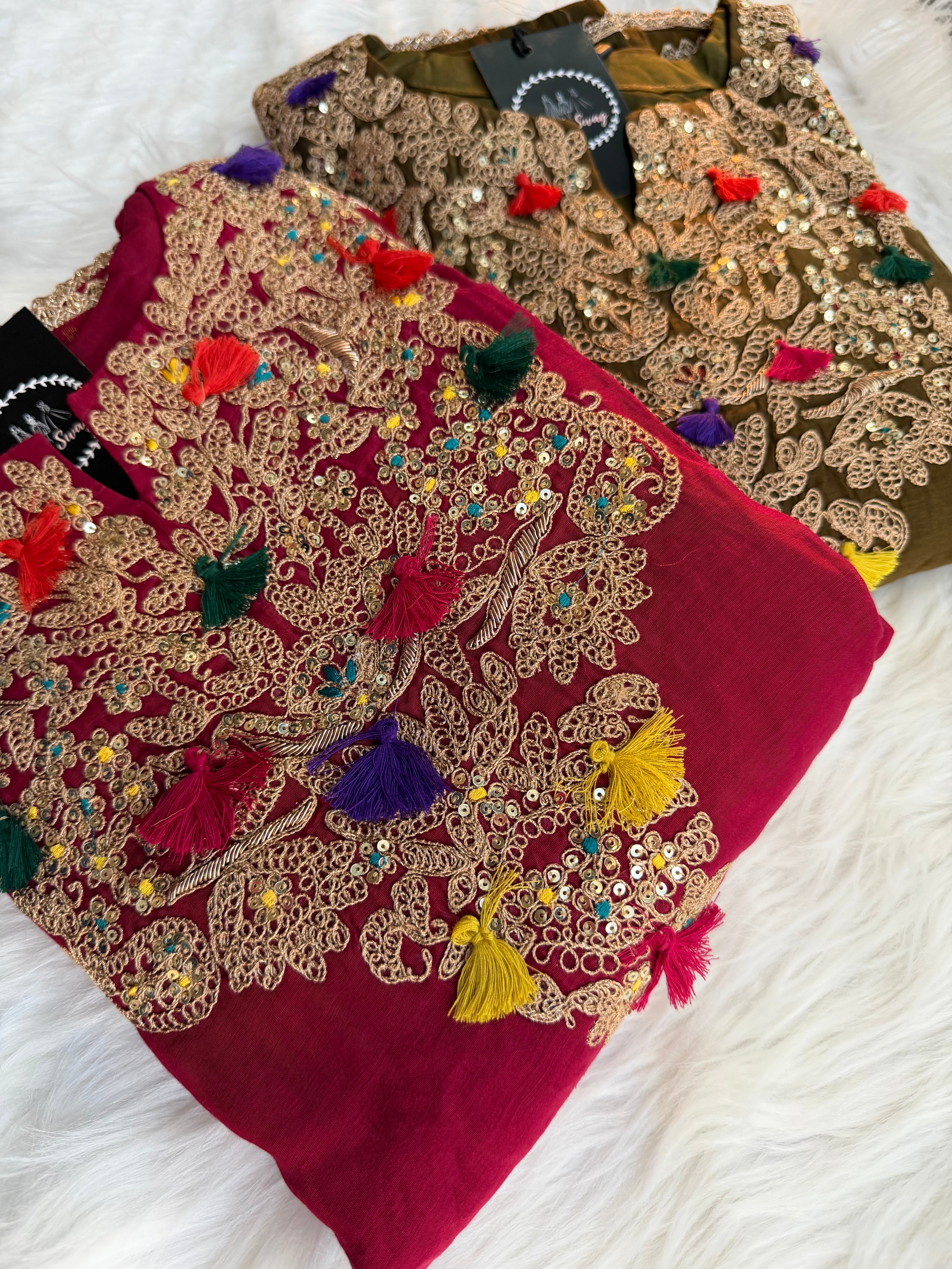 “PRAGYA” Mul Chanderi Festive Wear Suit Set ♥️✨ | KurtiSwag