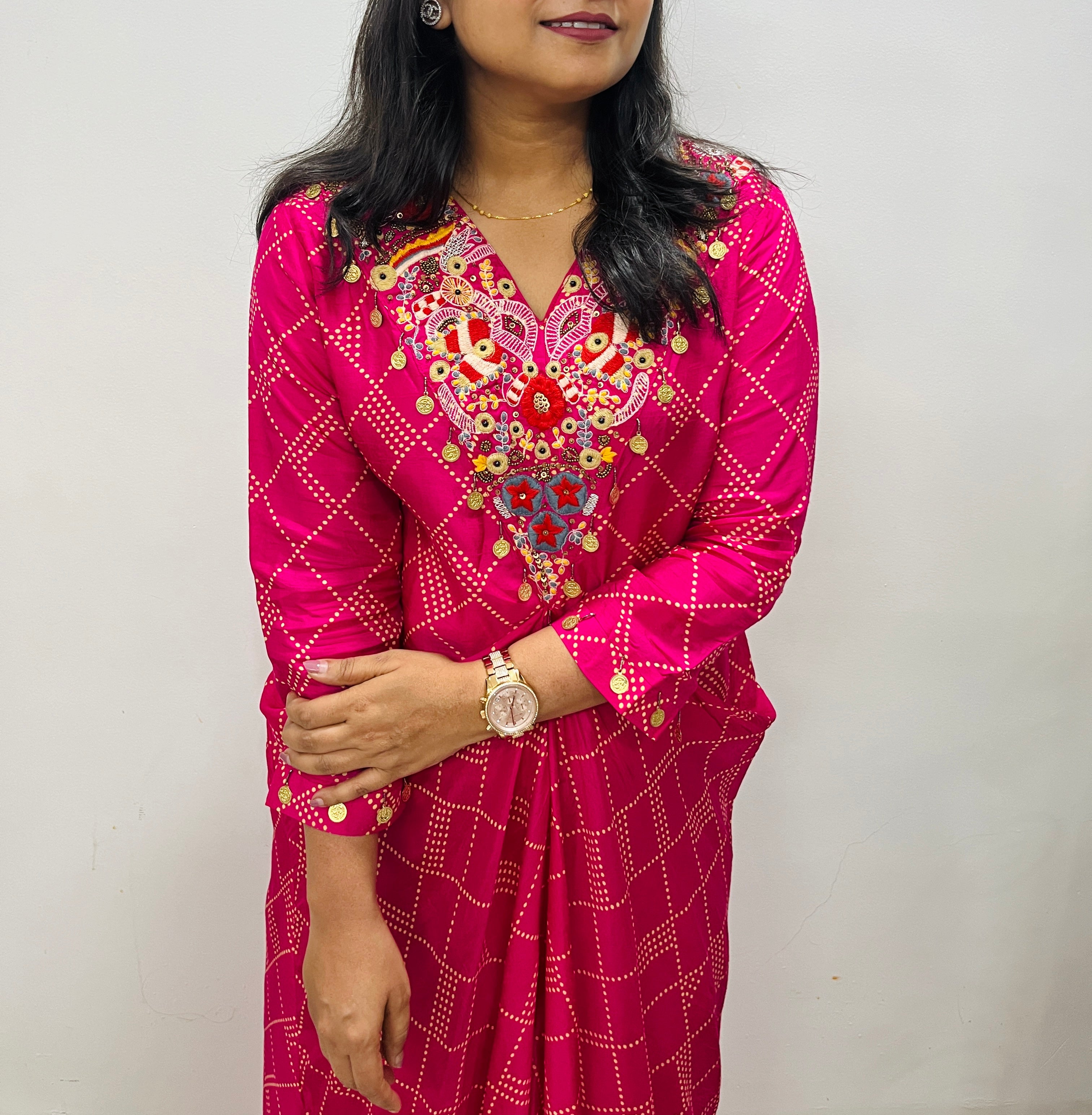 “HIRAL” Fusion Wear In Dola Silk✨💕 | KurtiSwag
