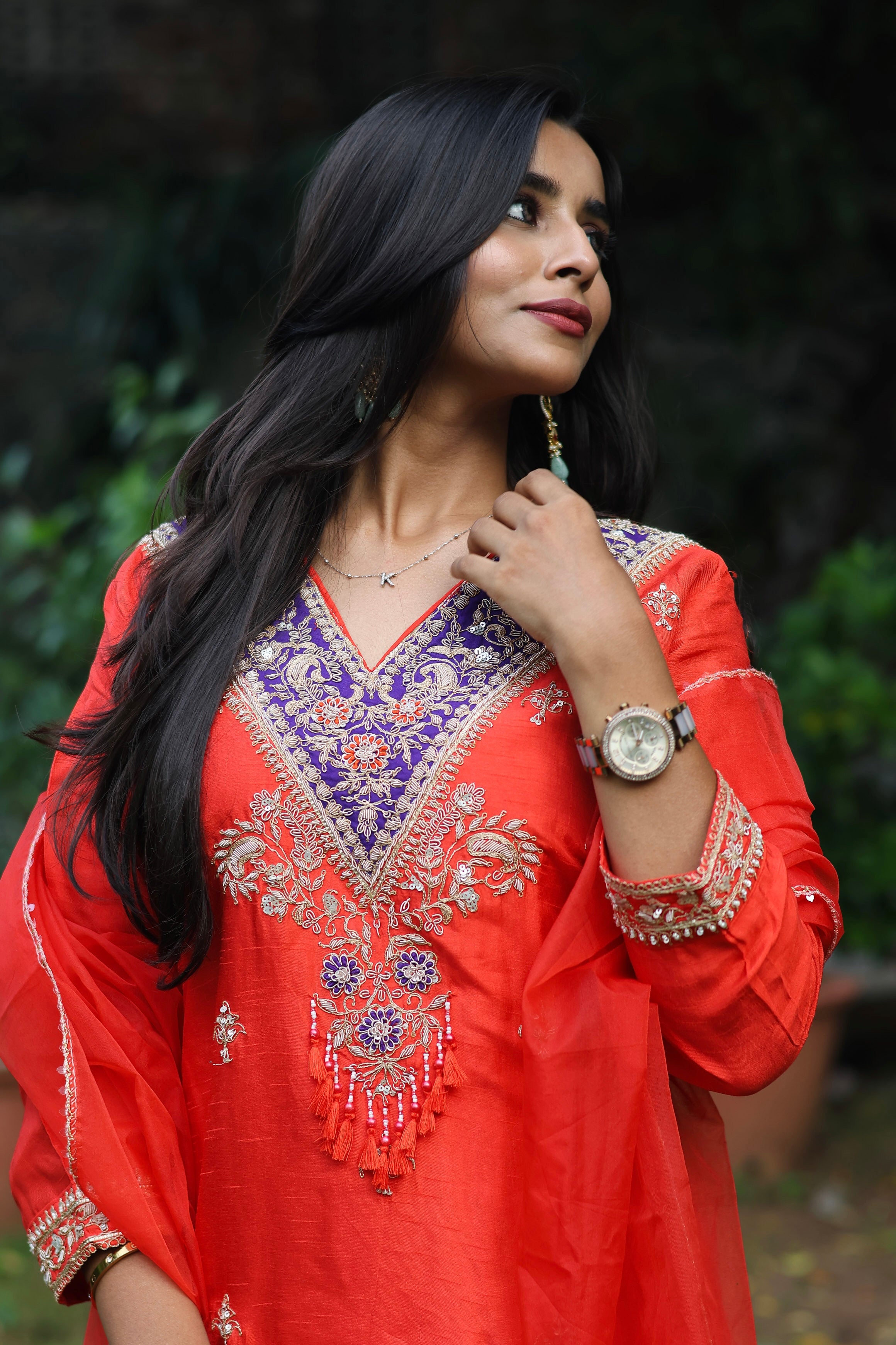 “KASHMEERA” Dola Silk Dabka Embellished Designer Suit Set ✨💕 | KurtiSwag