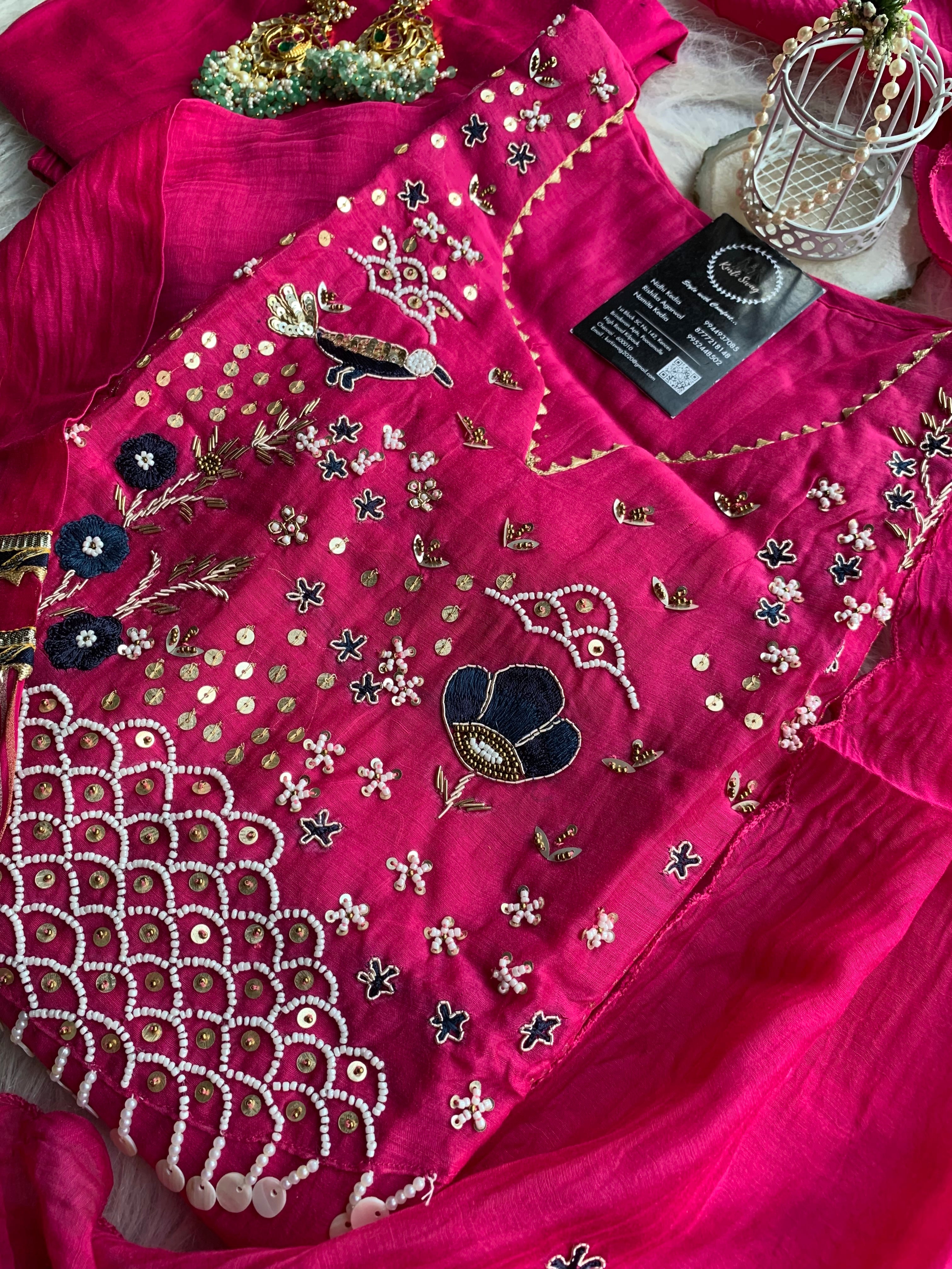 “GULNAAZ” Premium Mul Chanderi Festive Suit Set ✨💕 | KurtiSwag