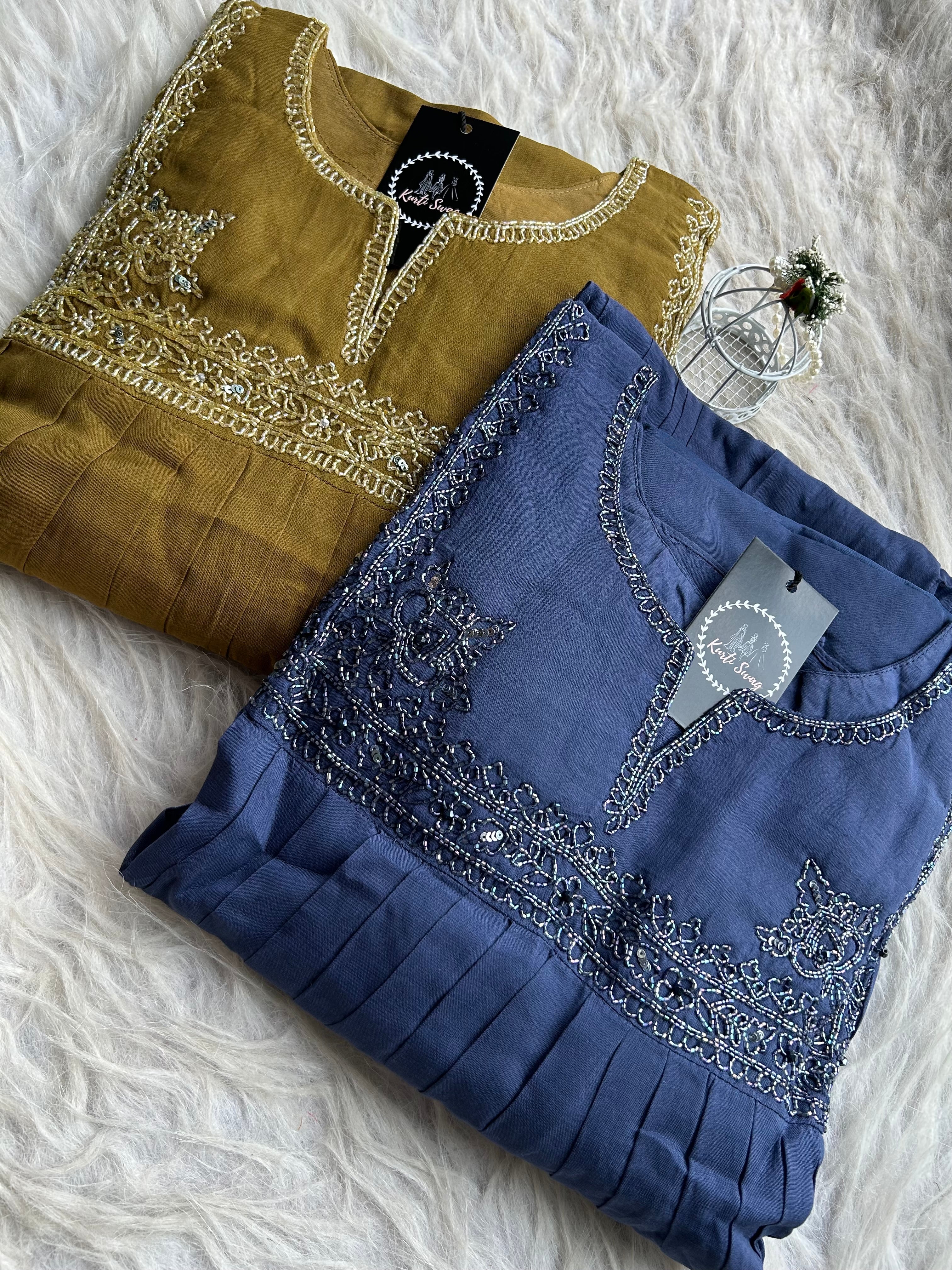 “PALKI” Premium Mul Chanderi Suit Set ✨🧿 | KurtiSwag