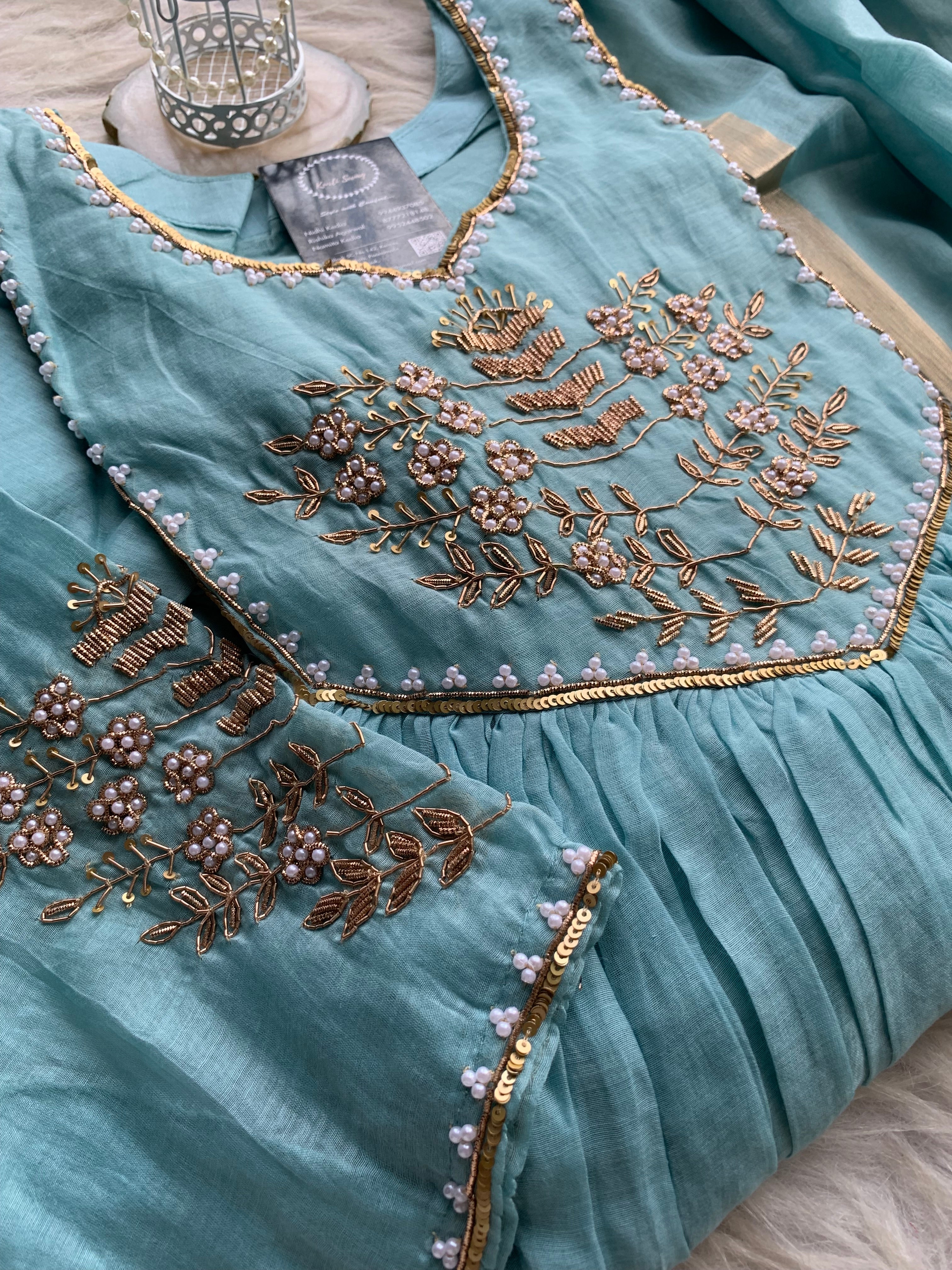 “SIDYA” Premium Mul Chanderi Festive Suit Set ✨ | KurtiSwag