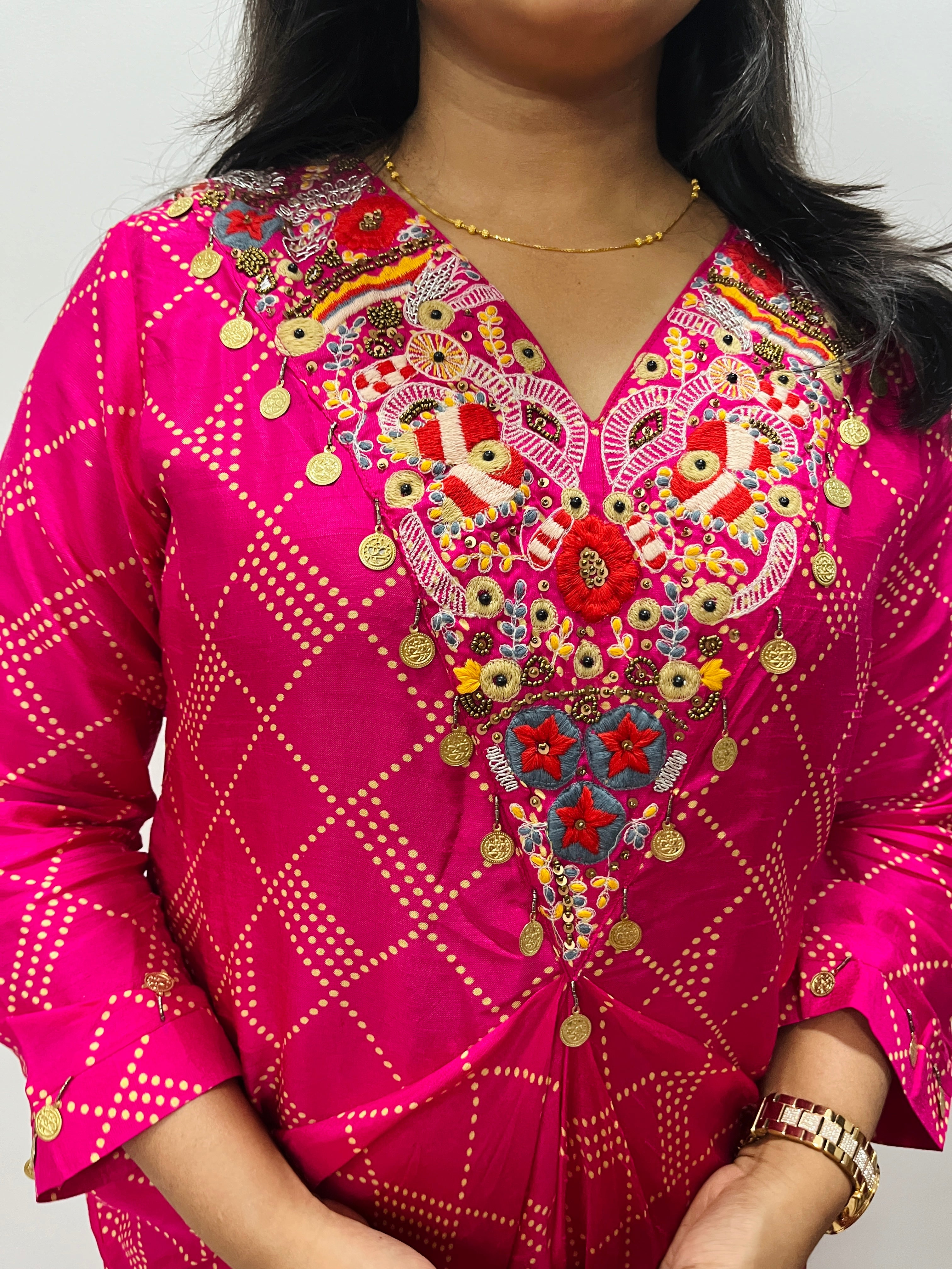 “HIRAL” Fusion Wear In Dola Silk✨💕 | KurtiSwag