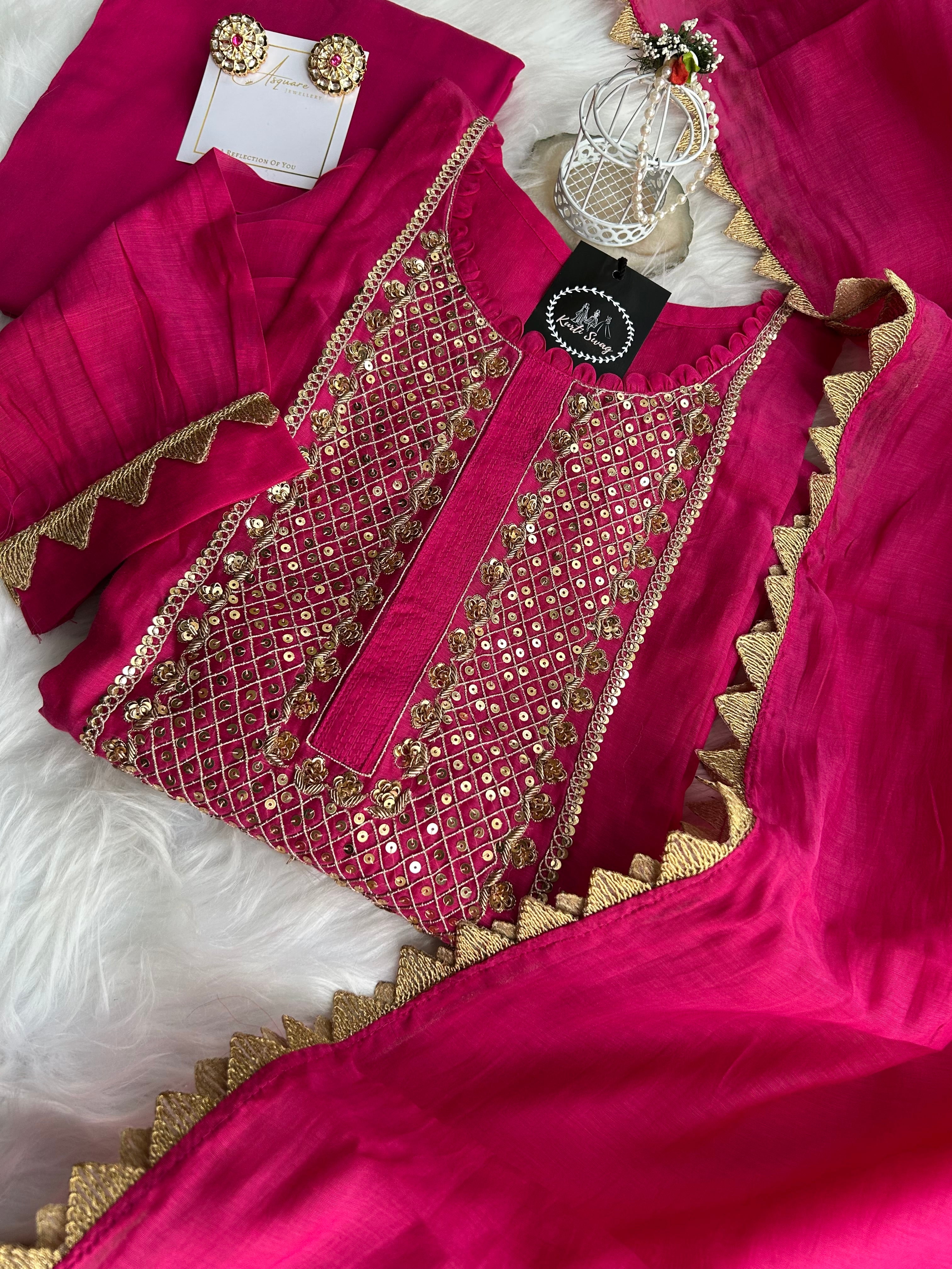 “ISRANI” Premium Festive Wear In Mul Chanderi ✨💕 | KurtiSwag