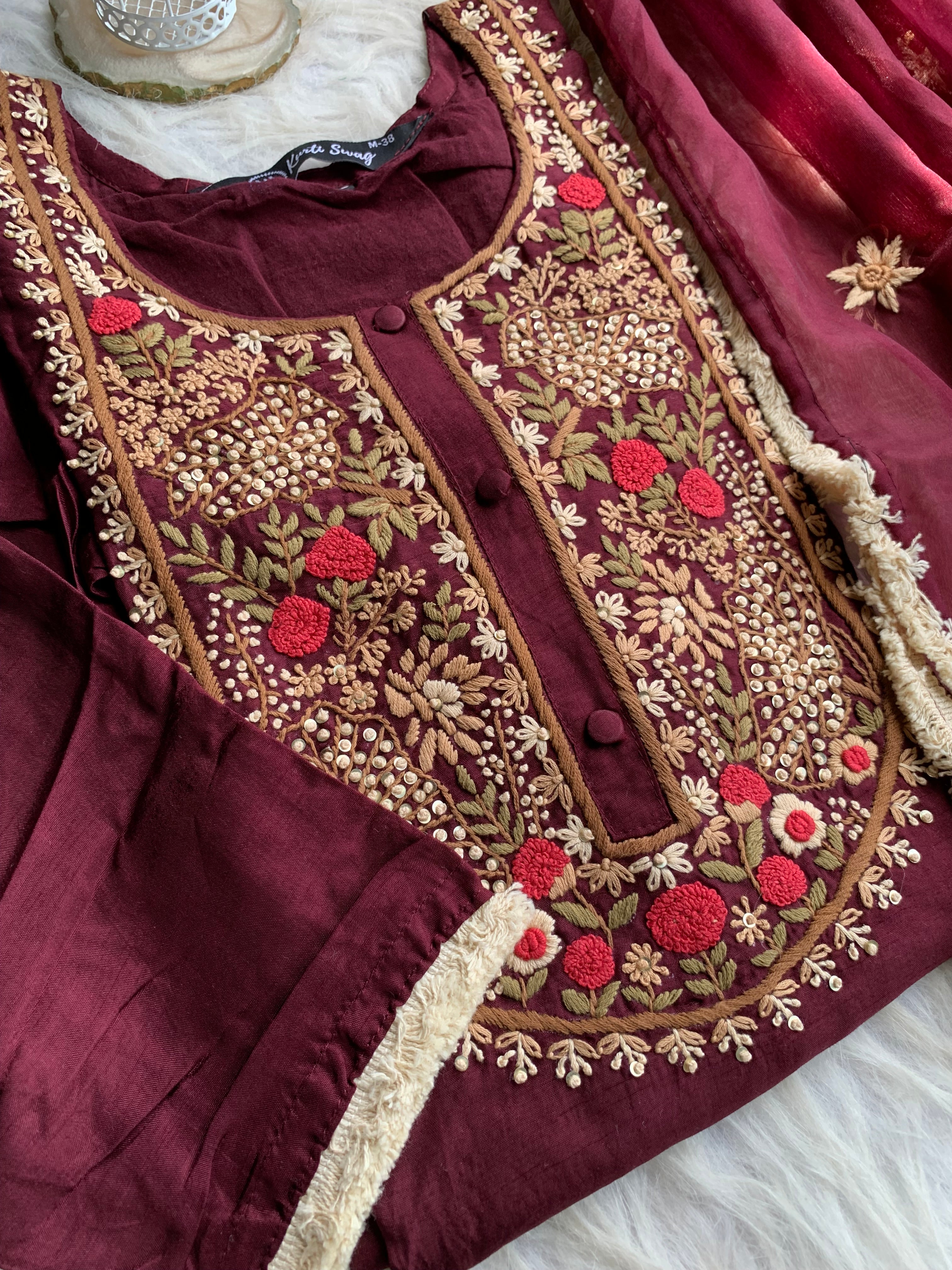 “GEHNA” Premium Festive dola Silk Suit Set ❤️ | KurtiSwag