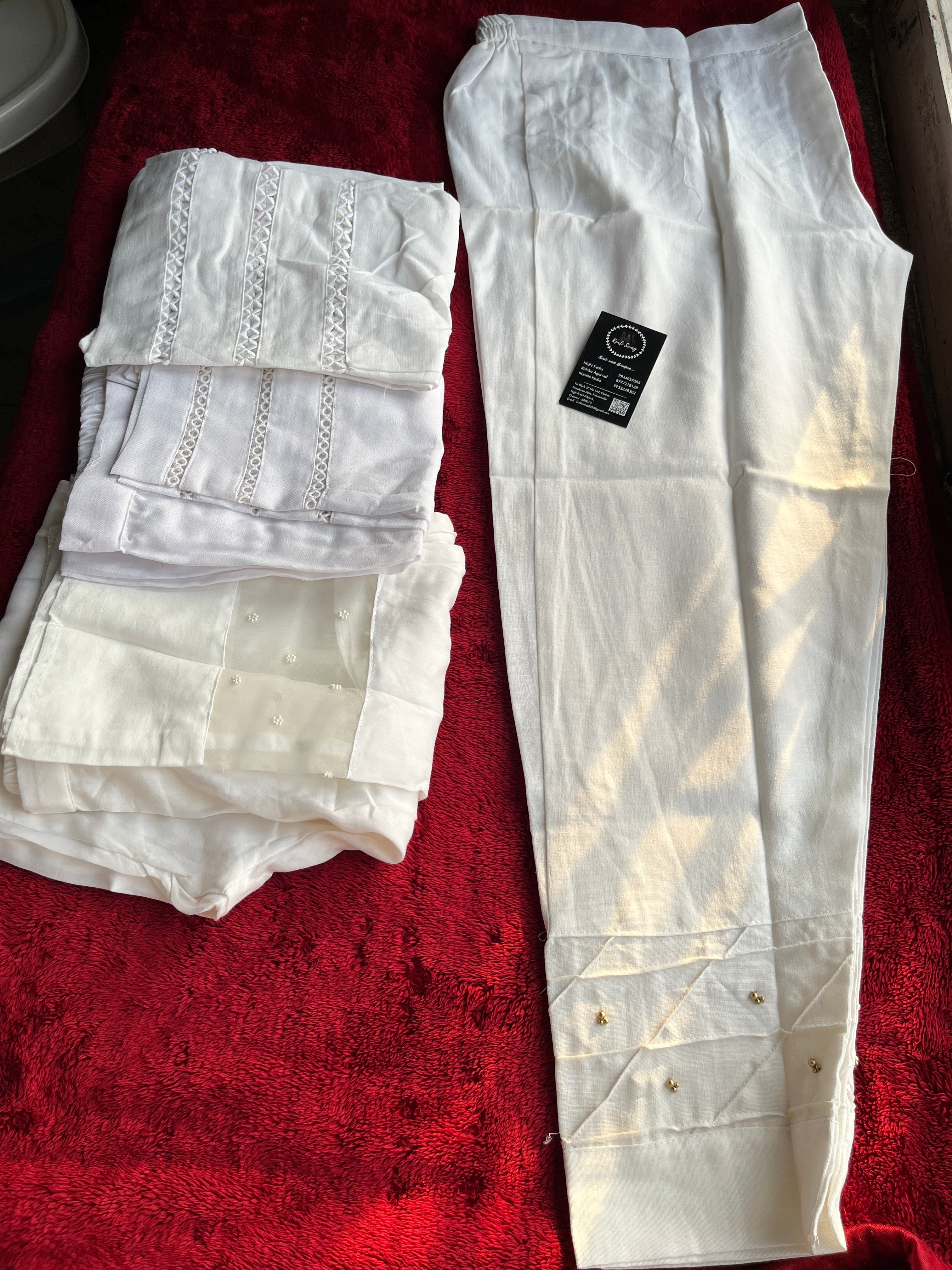 “RIA” Designer Cotton Pants✨💕 | KurtiSwag
