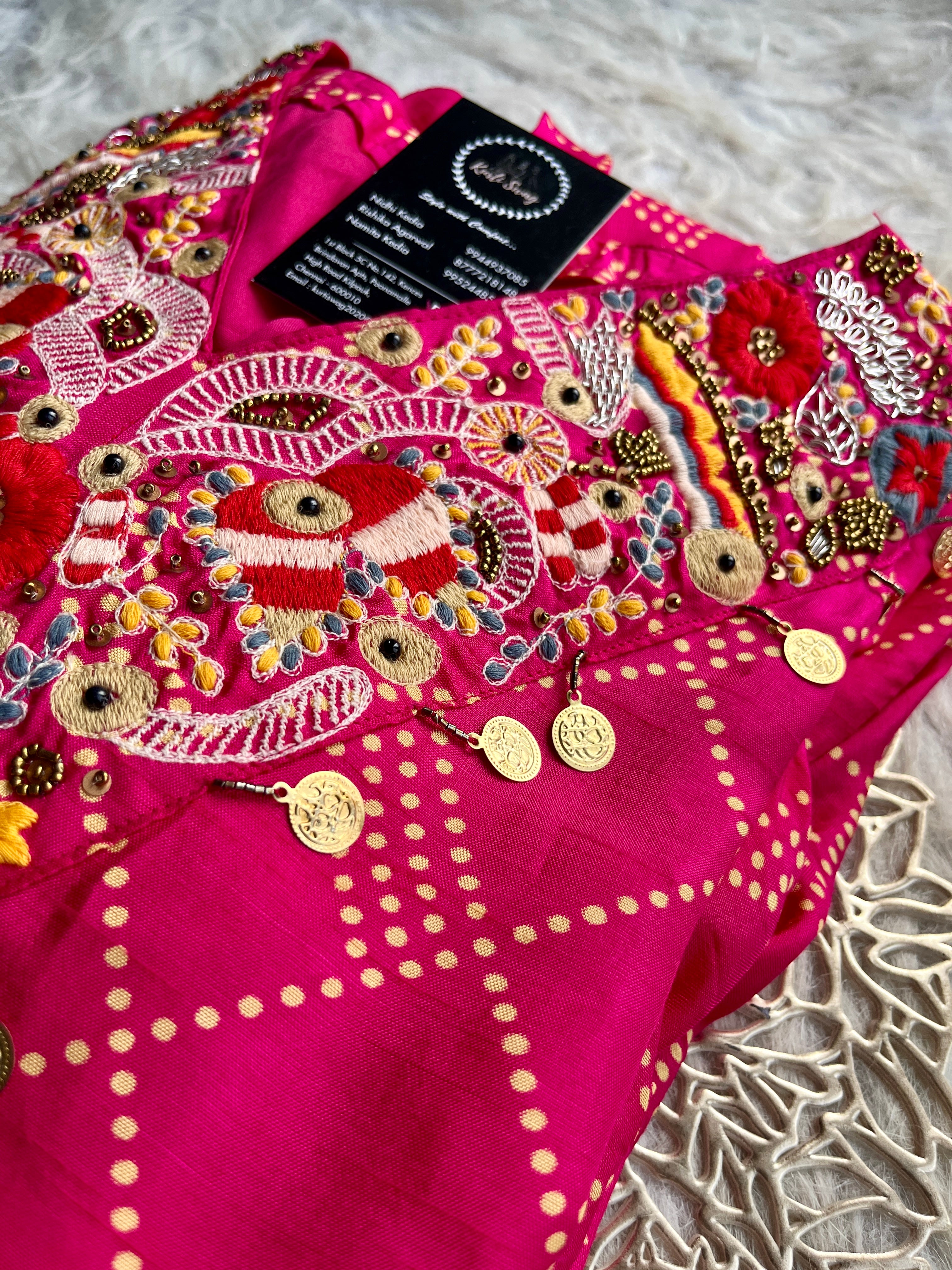 “HIRAL” Fusion Wear In Dola Silk✨💕 | KurtiSwag
